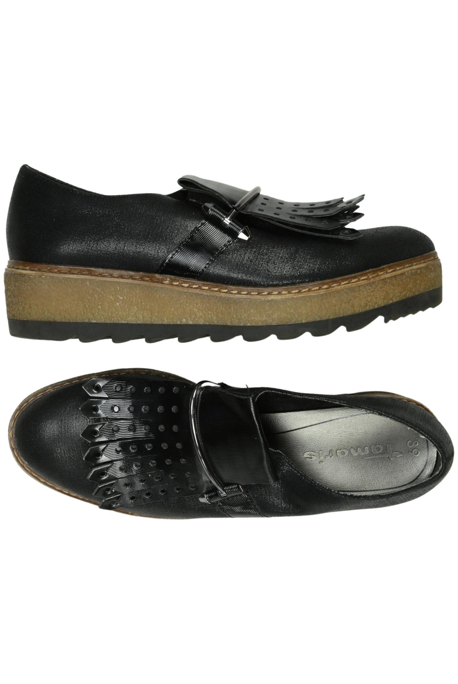 

Tamaris Damen Halbschuh, schwarz, Gr. 39