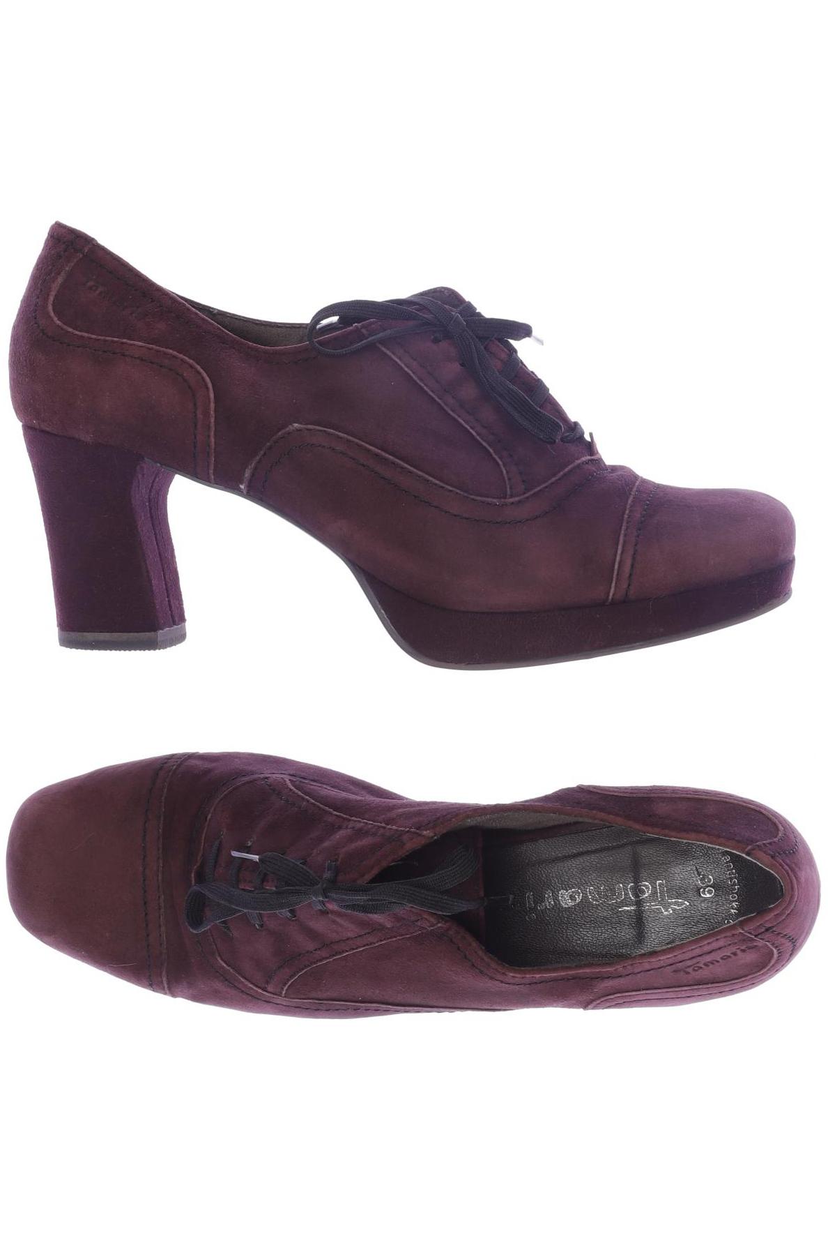 

Tamaris Damen Halbschuh, bordeaux, Gr. 39