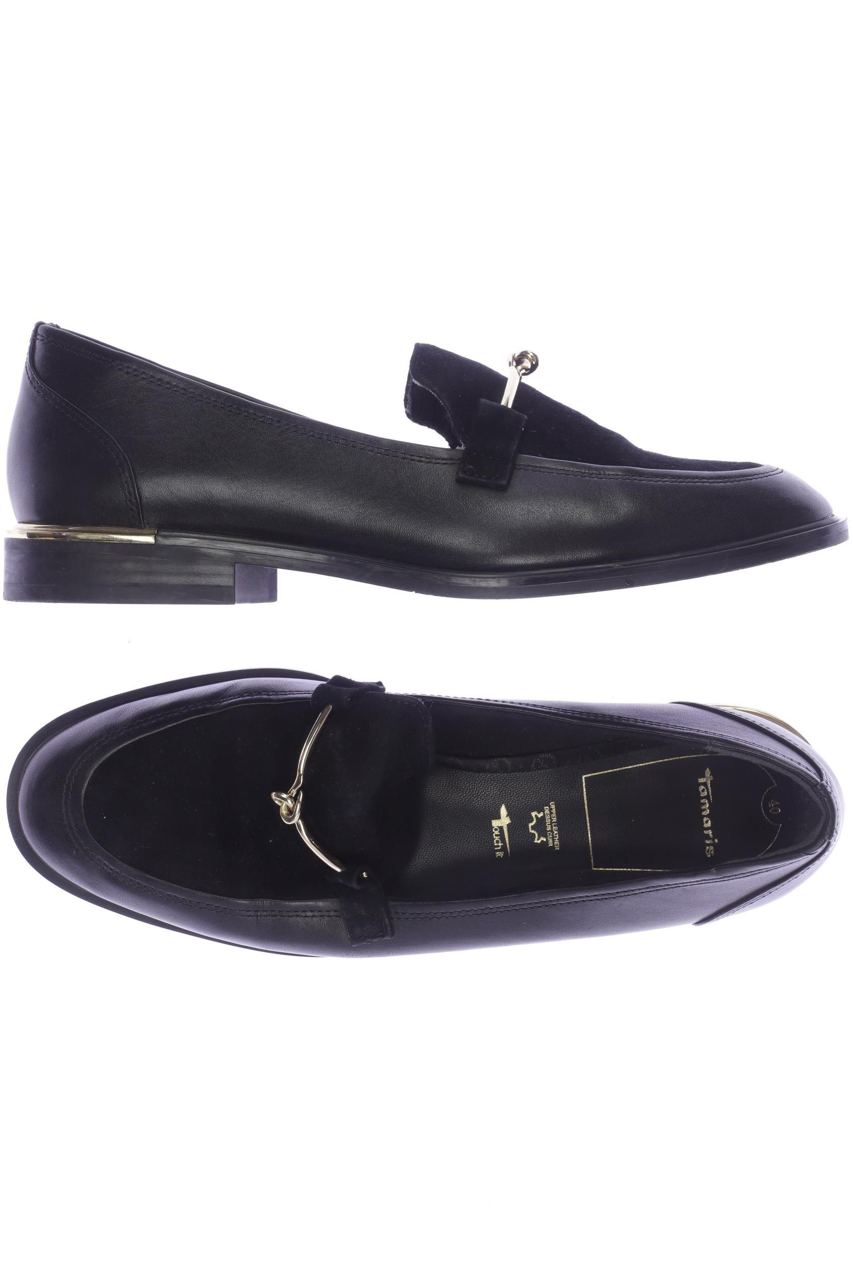 

Tamaris Damen Halbschuh, schwarz, Gr. 40