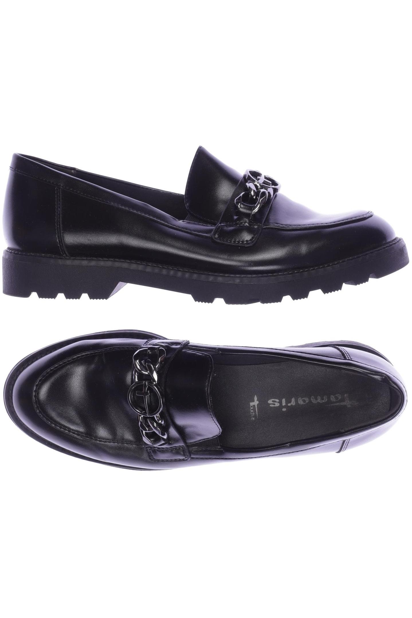 

Tamaris Damen Halbschuh, schwarz, Gr. 39
