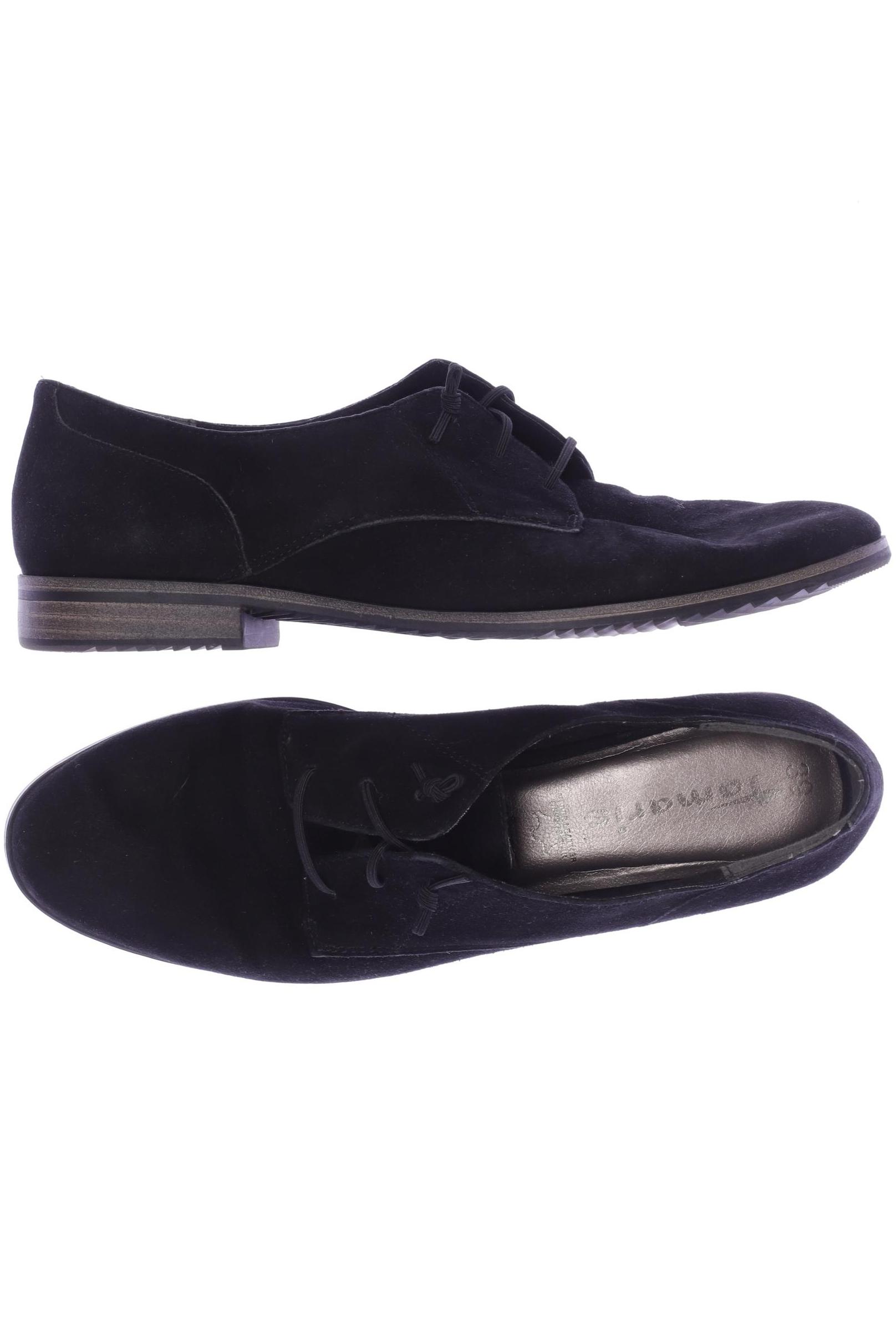 

Tamaris Damen Halbschuh, schwarz, Gr. 39