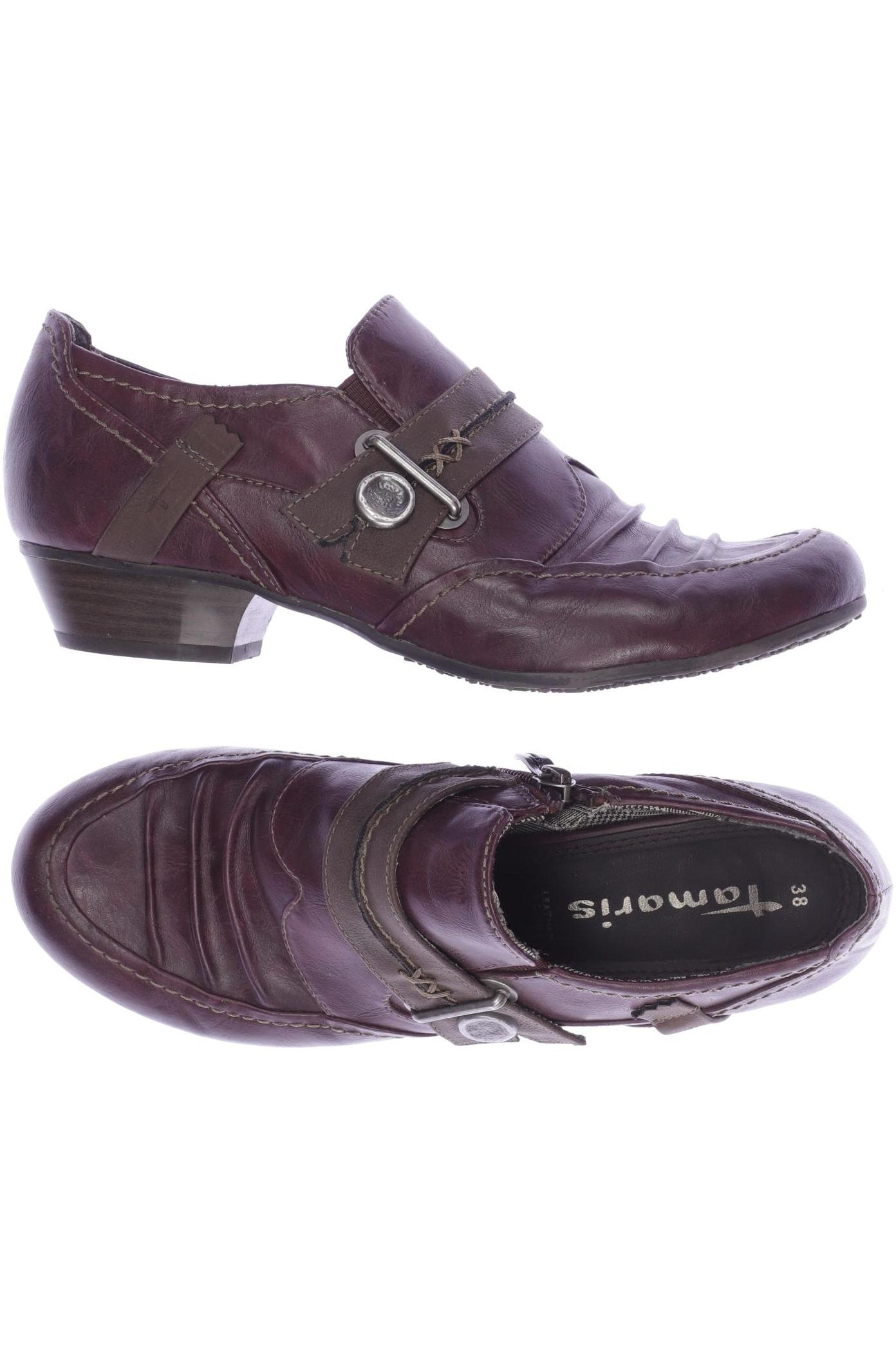 

Tamaris Damen Halbschuh, bordeaux, Gr. 38