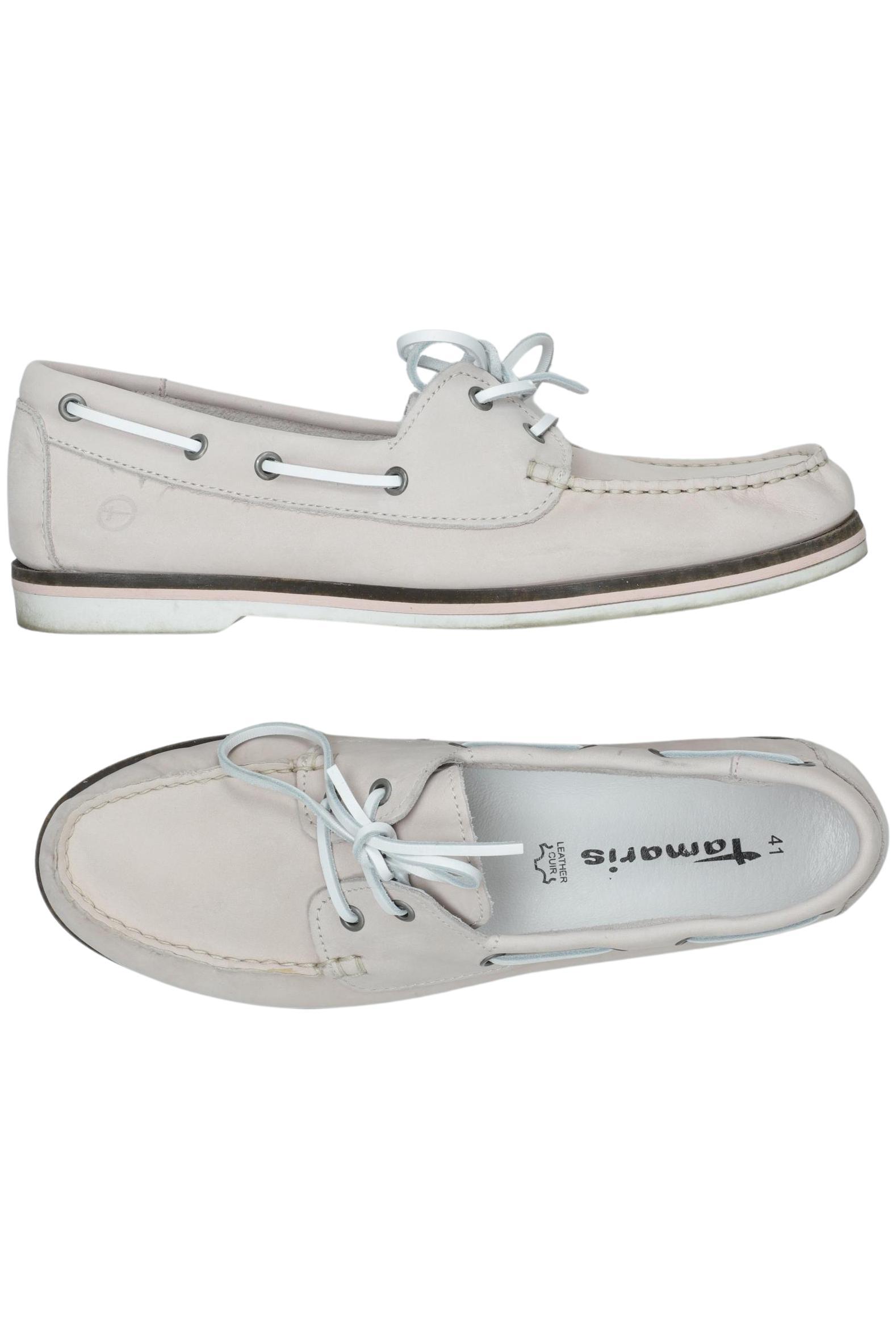 

Tamaris Damen Halbschuh, cremeweiß, Gr. 41