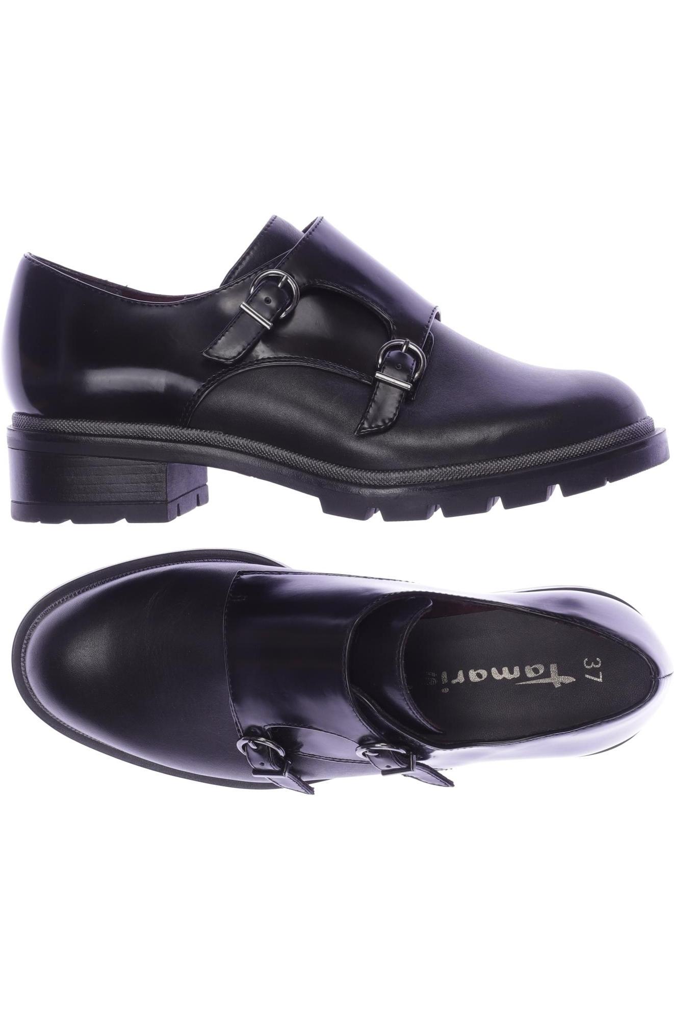 

Tamaris Damen Halbschuh, schwarz, Gr. 37