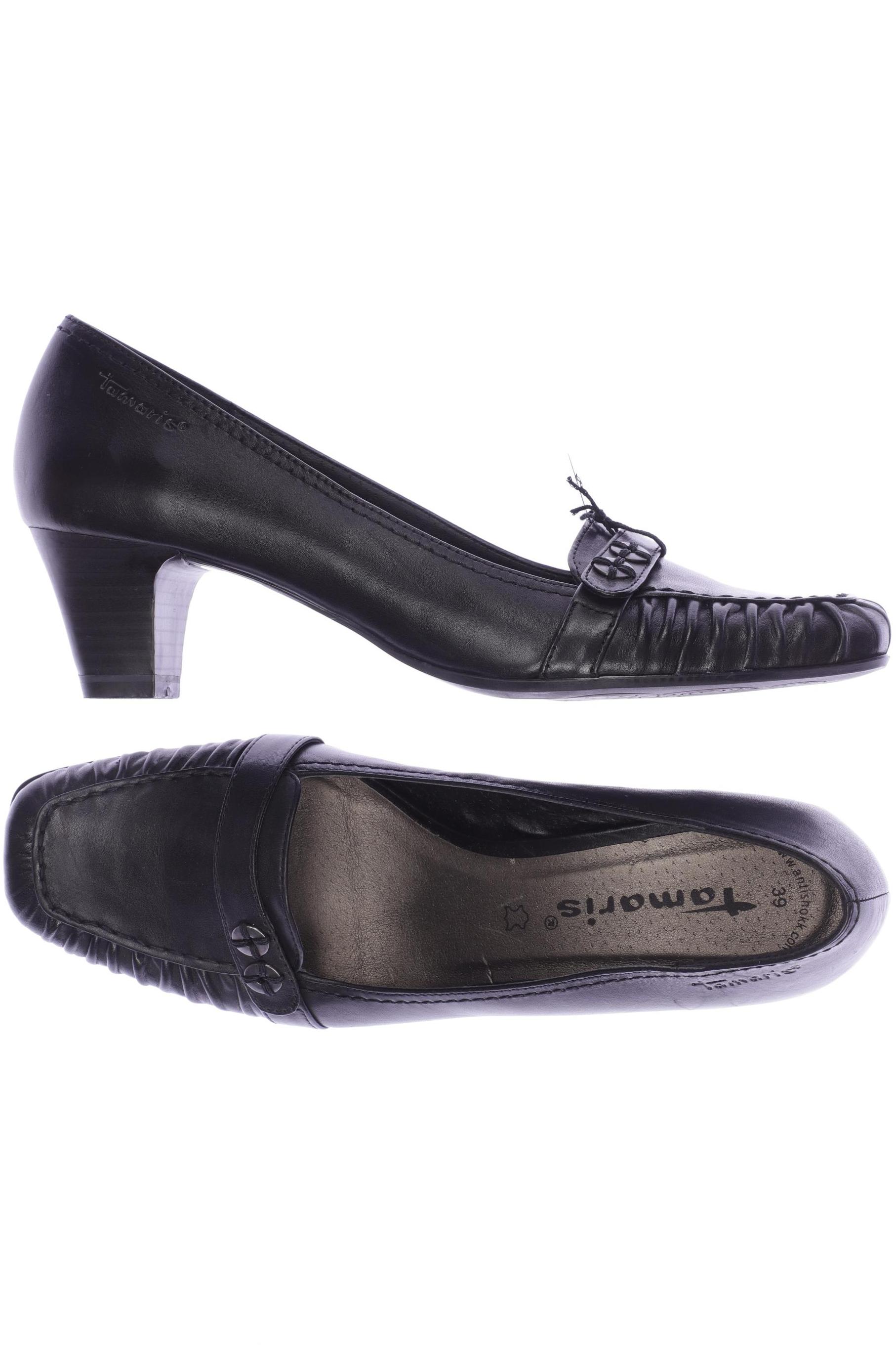 

Tamaris Damen Halbschuh, schwarz, Gr. 39