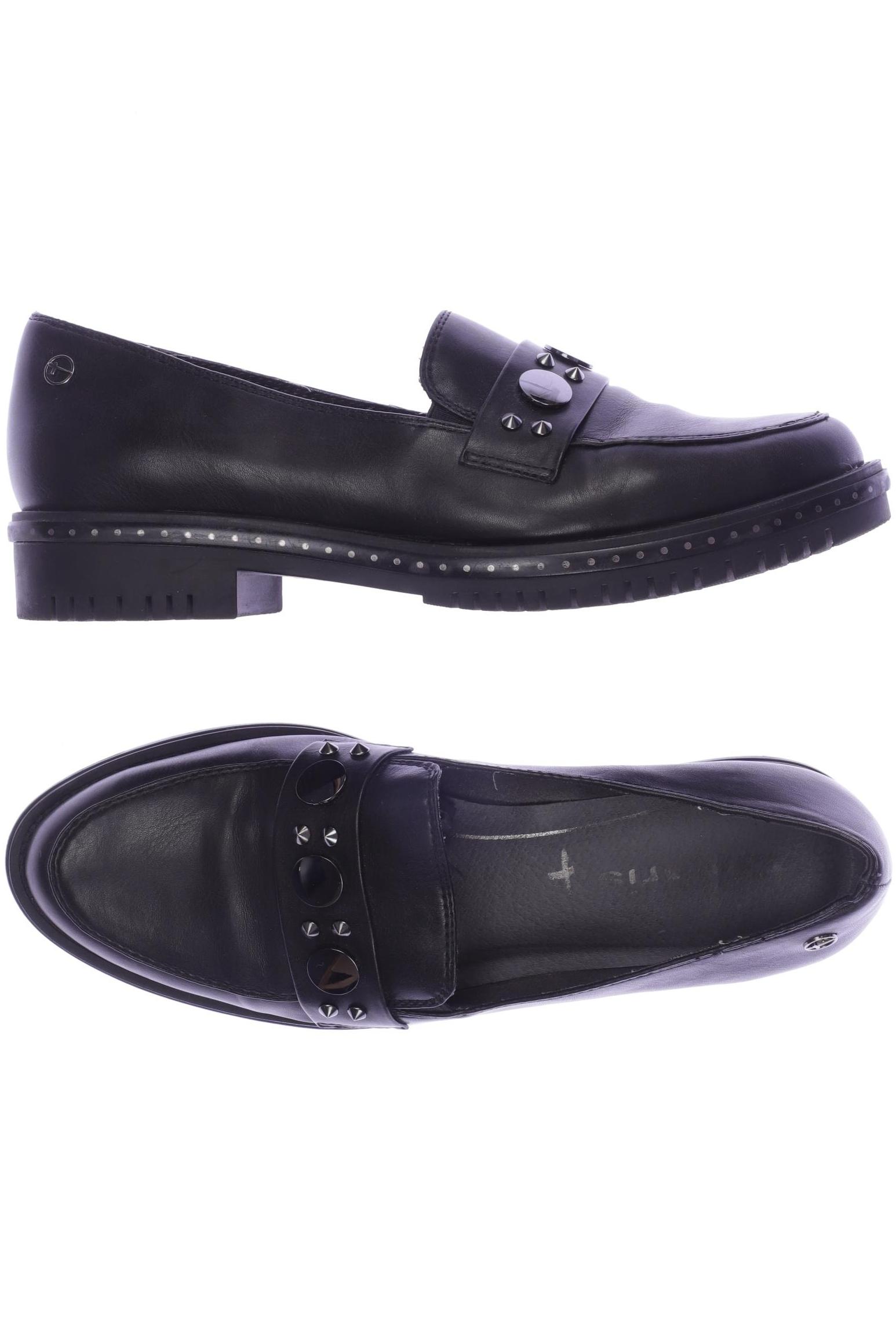 

Tamaris Damen Halbschuh, schwarz, Gr. 38