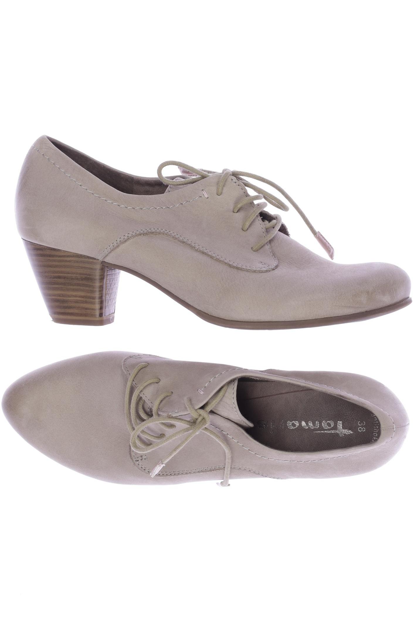

Tamaris Damen Halbschuh, beige, Gr. 38