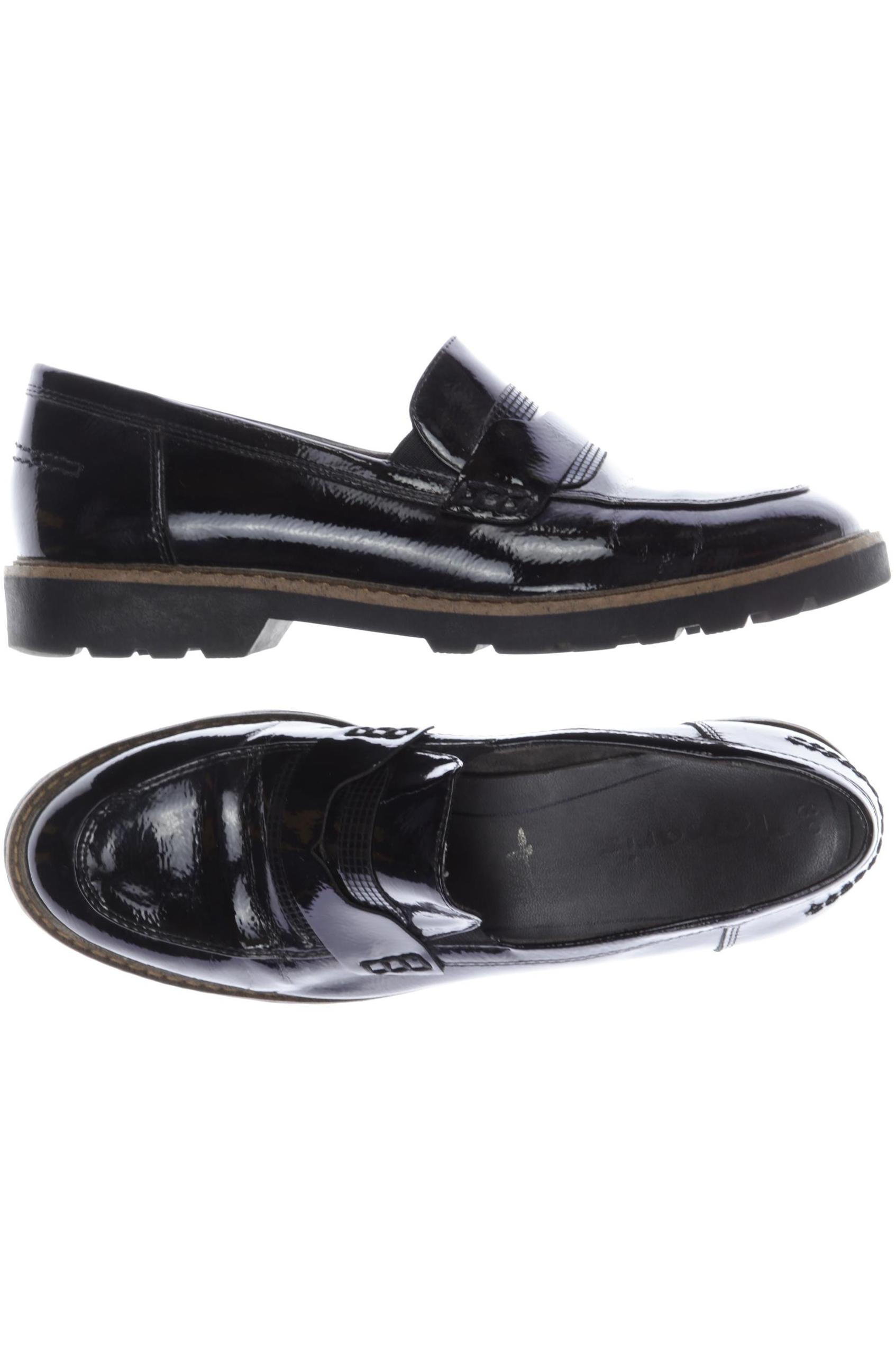 

Tamaris Damen Halbschuh, schwarz, Gr. 39
