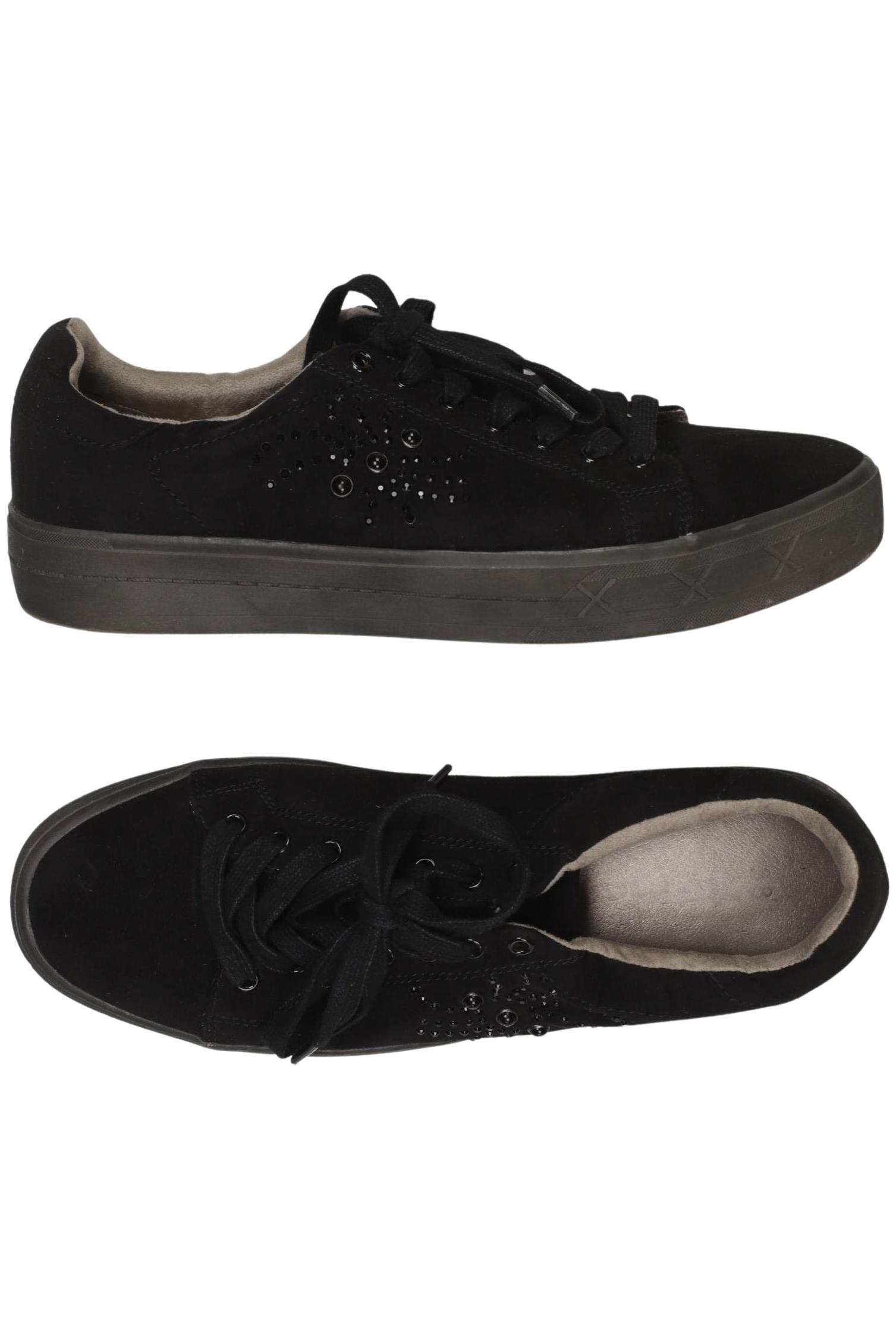 

Tamaris Damen Halbschuh, schwarz, Gr. 38