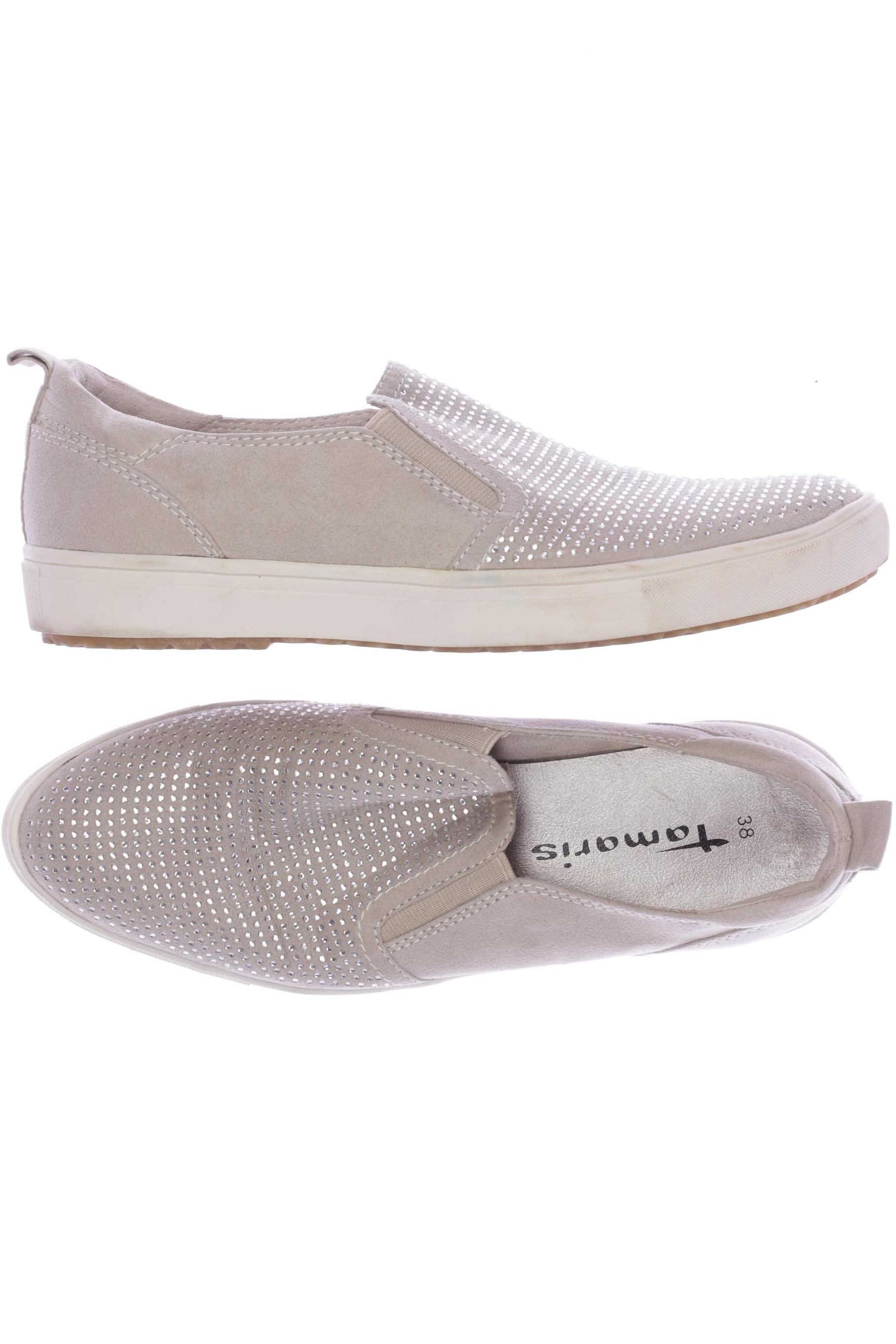 

Tamaris Damen Halbschuh, beige, Gr. 38