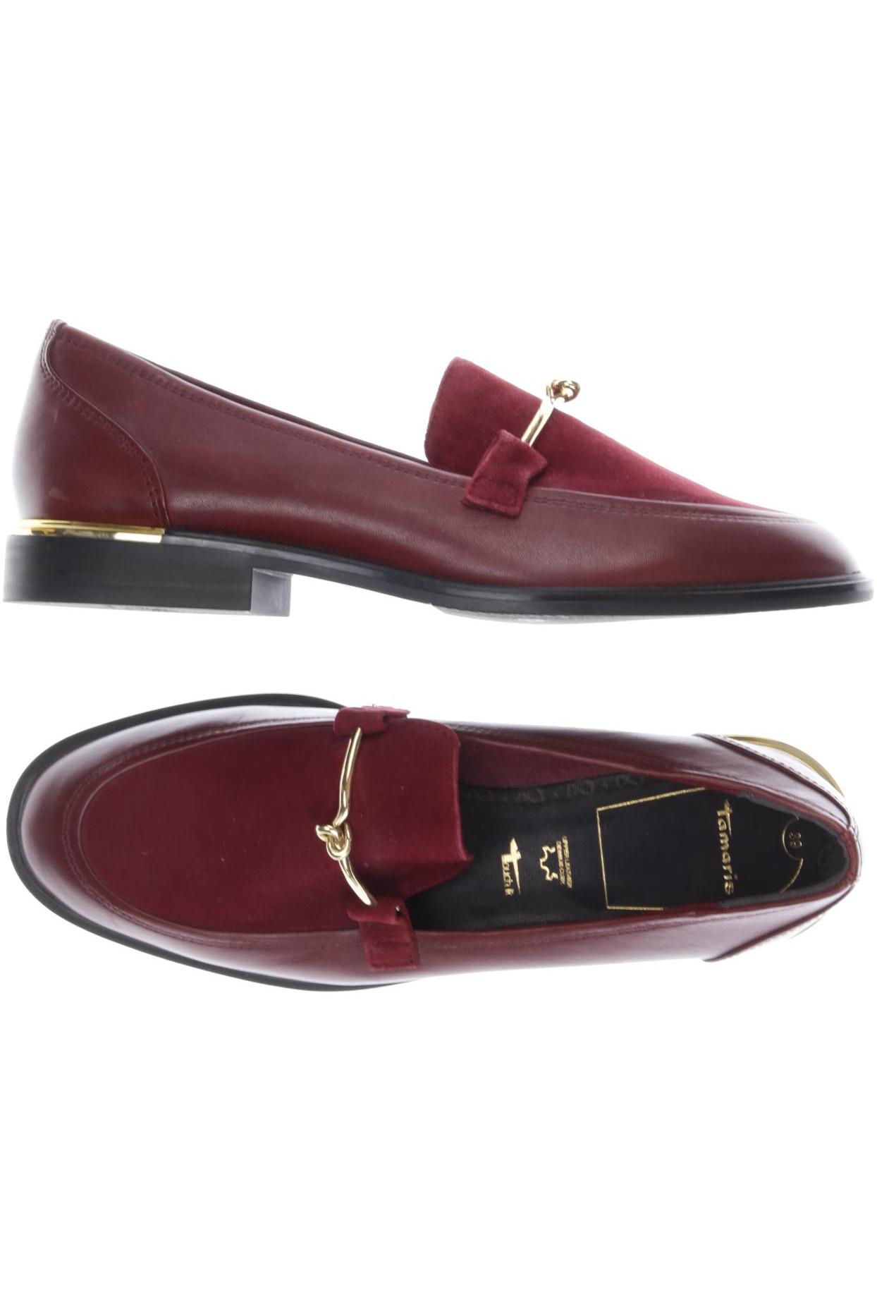 

Tamaris Damen Halbschuh, bordeaux, Gr. 39