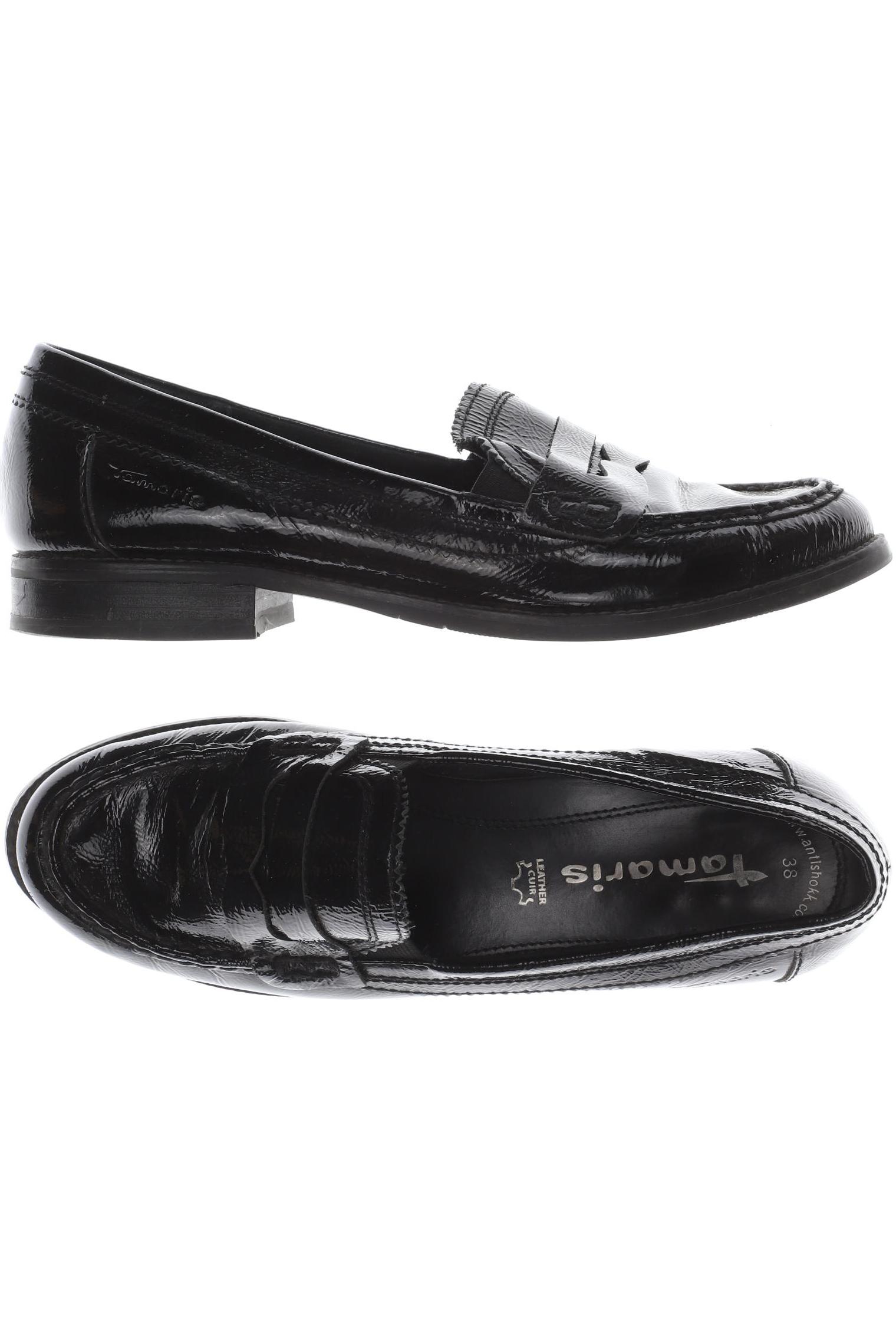 

Tamaris Damen Halbschuh, schwarz, Gr. 38