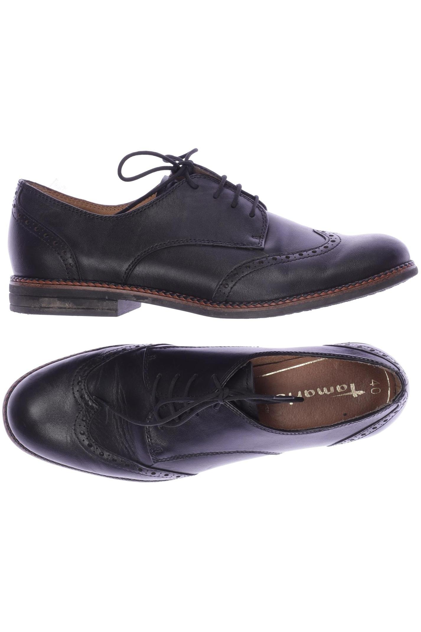 

Tamaris Damen Halbschuh, schwarz, Gr. 40