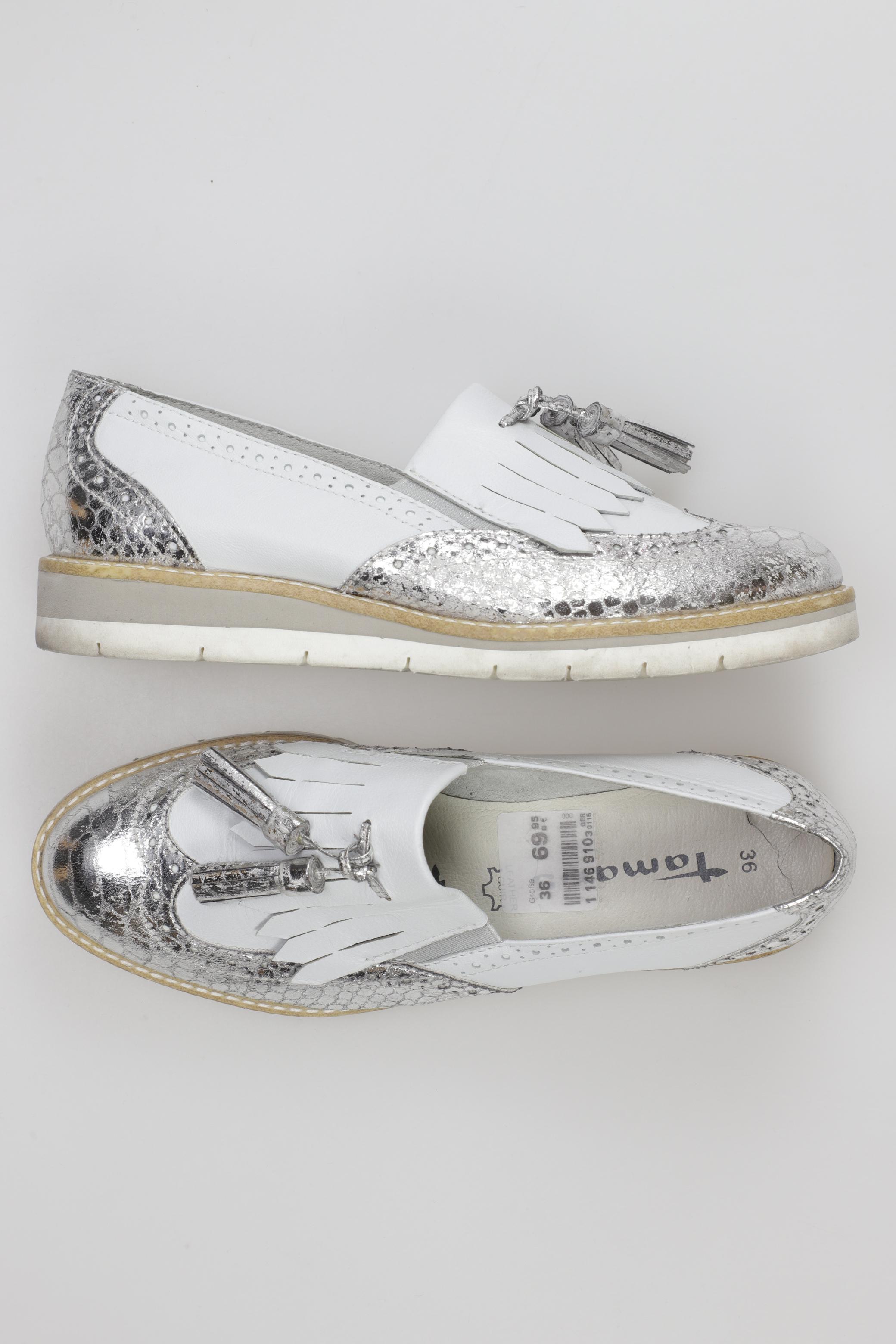 

Tamaris Damen Halbschuh, grau, Gr. 36