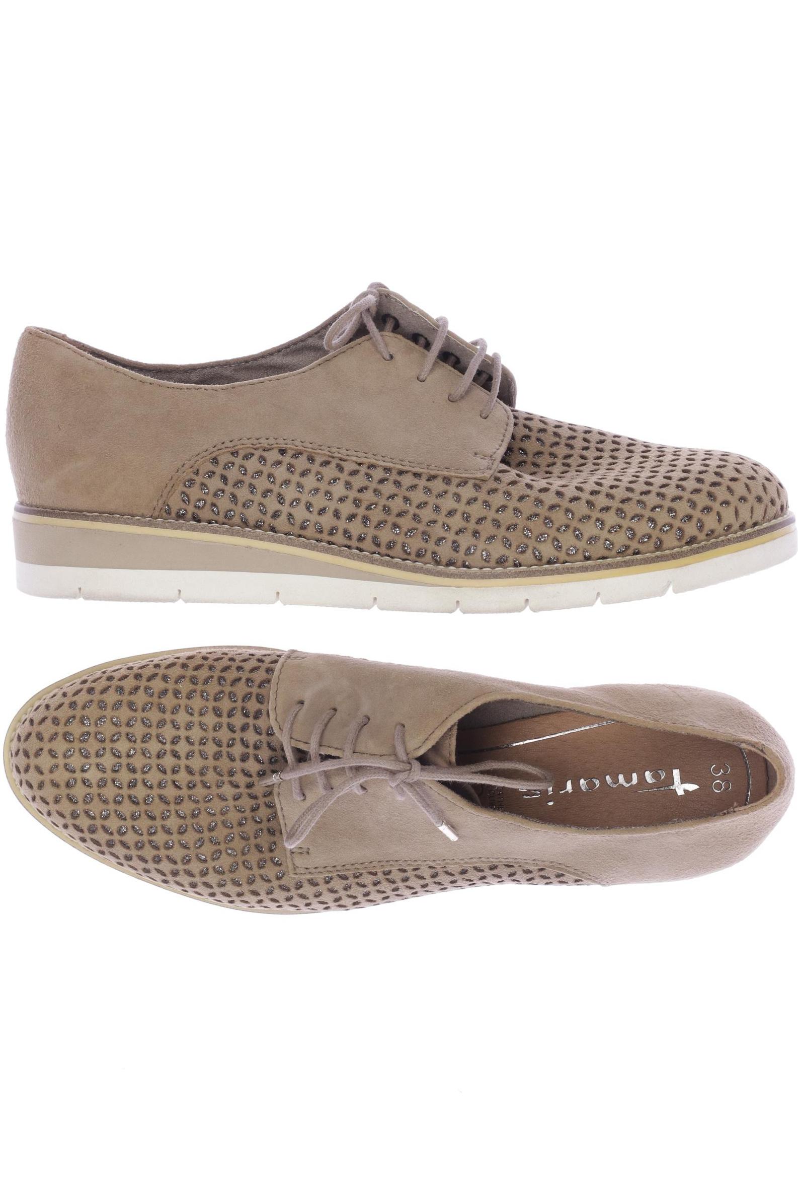 

Tamaris Damen Halbschuh, beige, Gr. 38