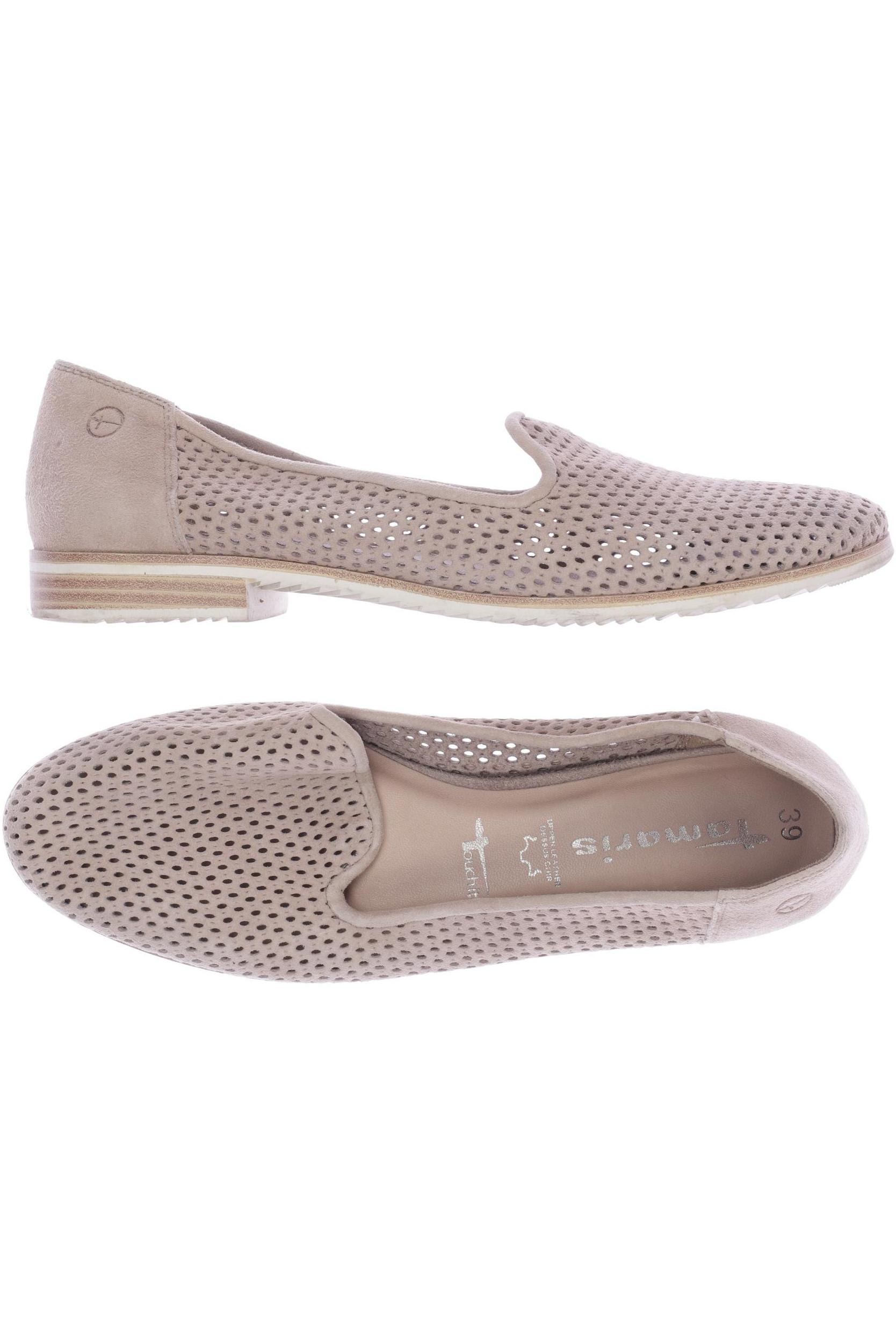 

Tamaris Damen Halbschuh, beige, Gr. 39
