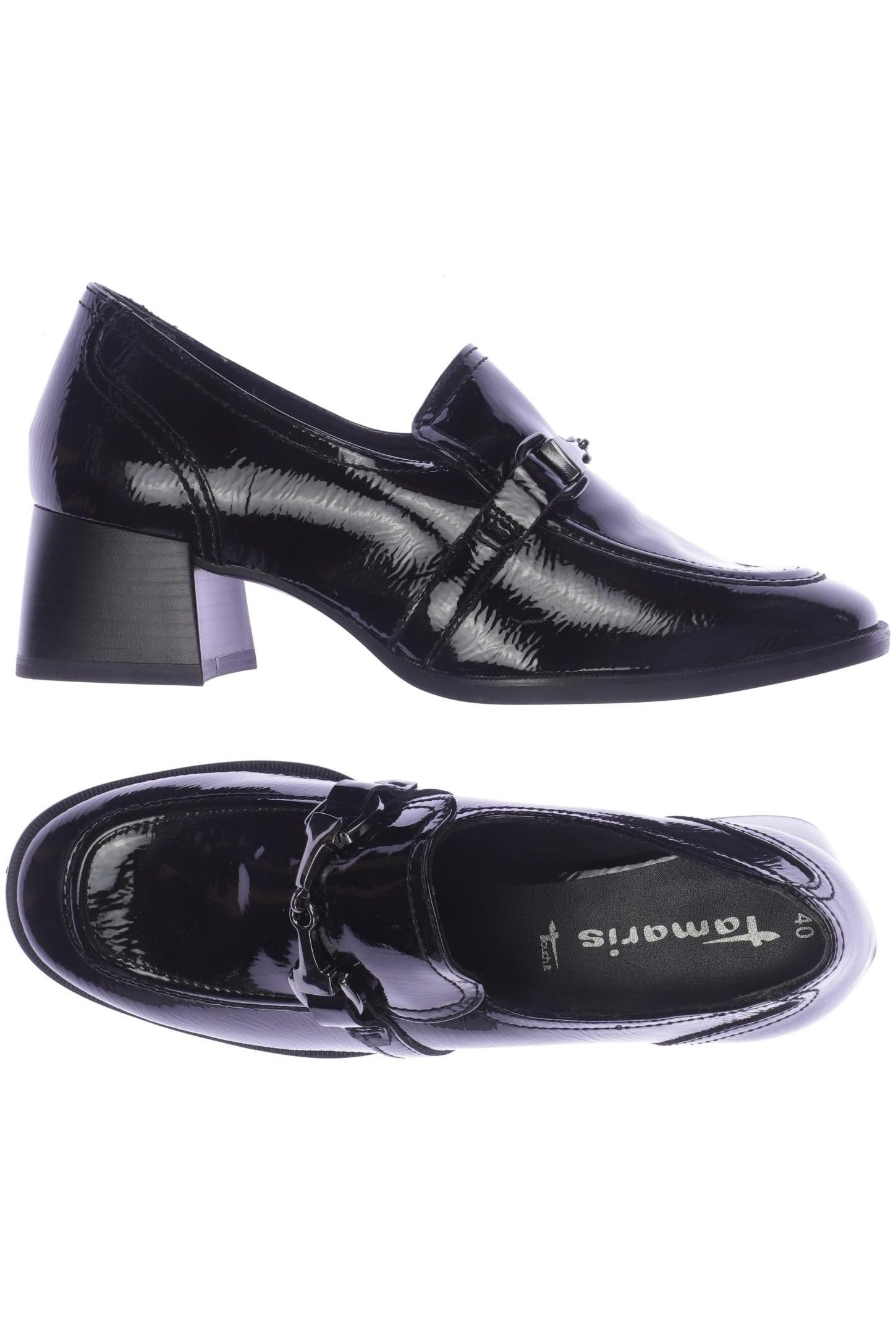 

Tamaris Damen Halbschuh, schwarz, Gr. 40
