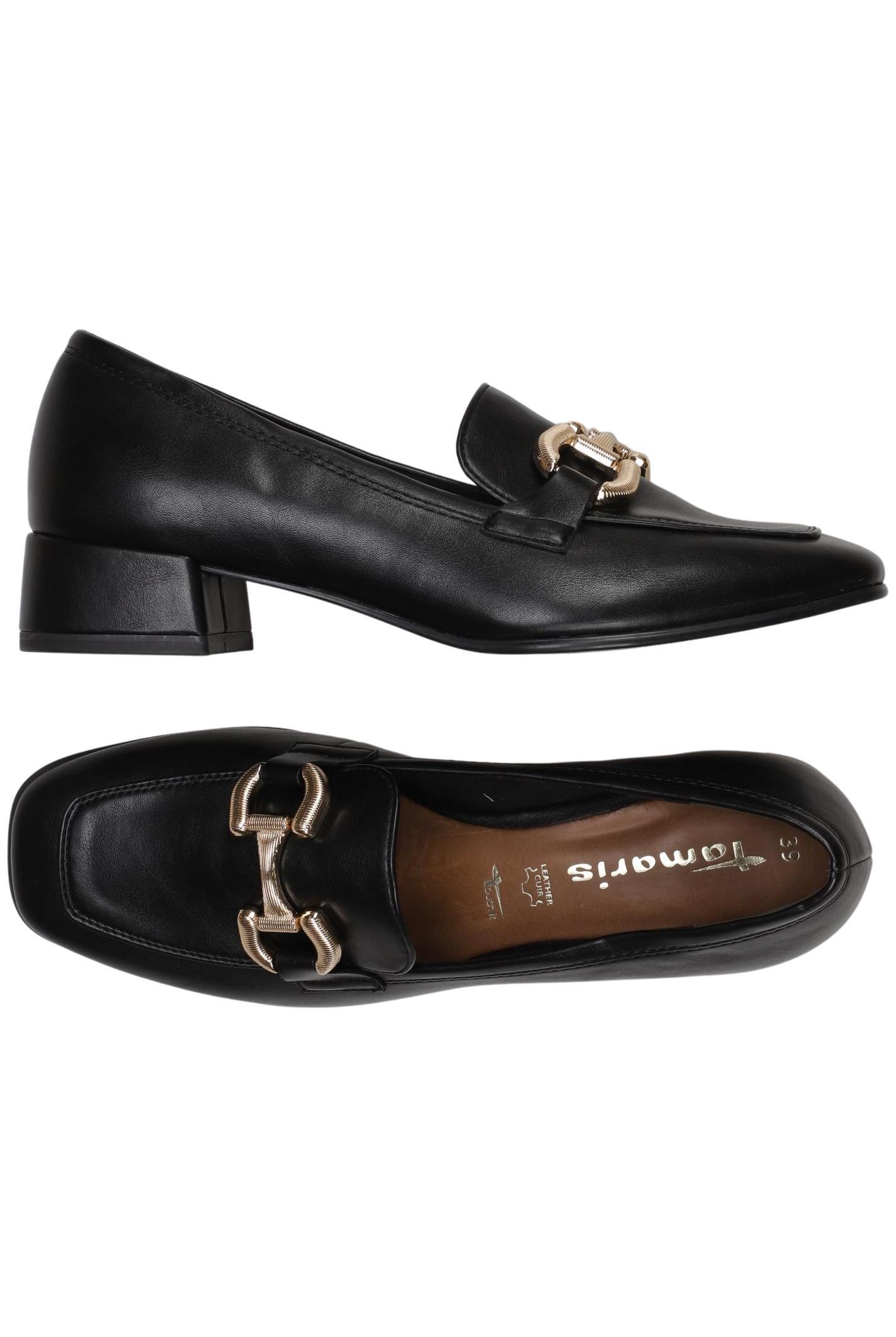 

Tamaris Damen Halbschuh, schwarz, Gr. 39