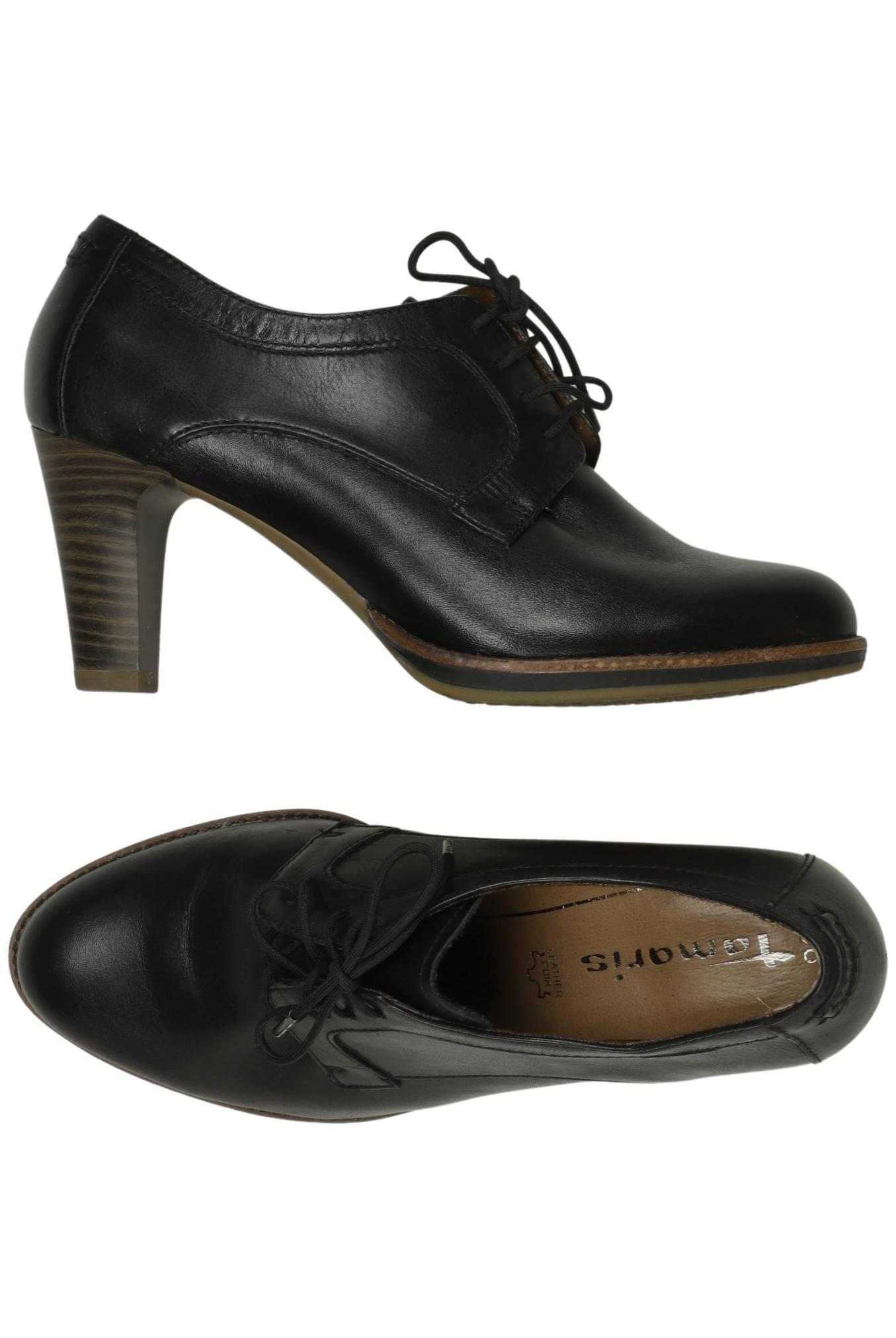 

Tamaris Damen Halbschuh, schwarz, Gr. 38