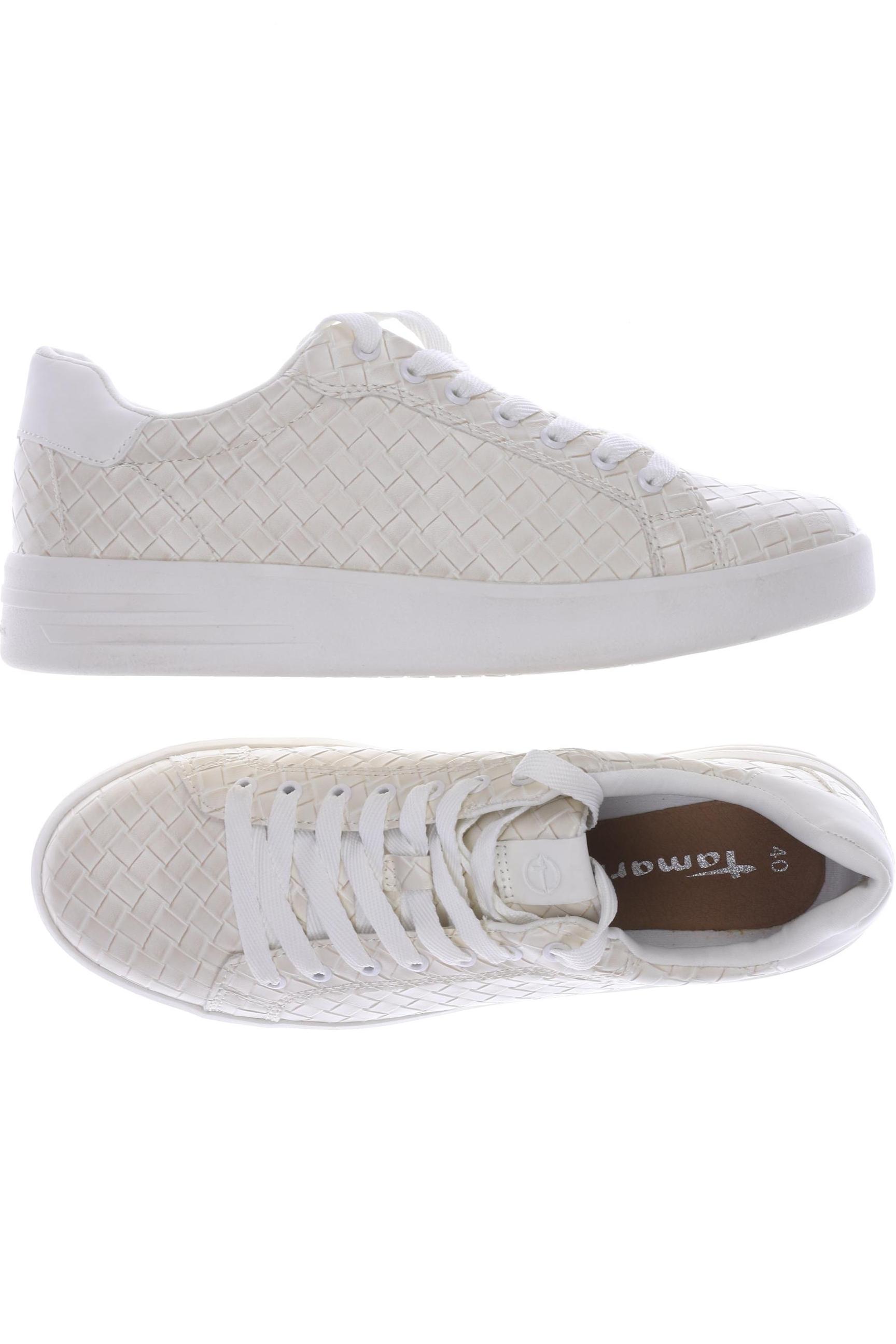 

Tamaris Damen Halbschuh, cremeweiß