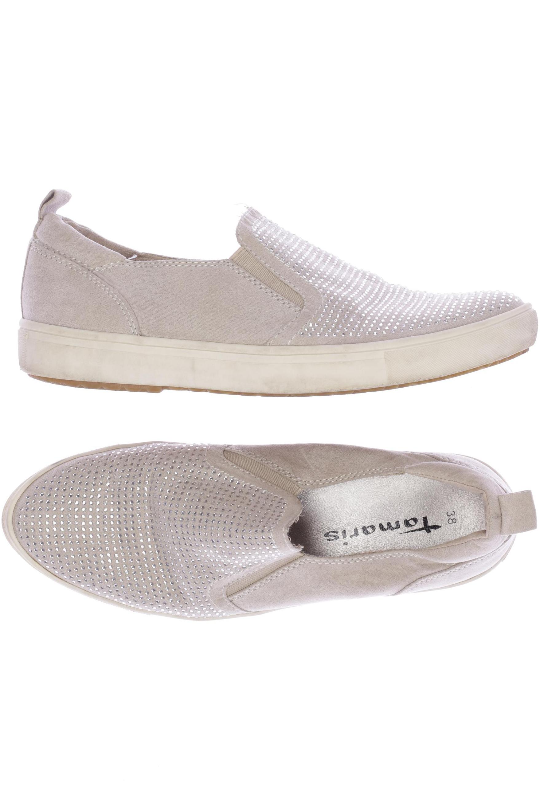 

Tamaris Damen Halbschuh, beige, Gr. 38