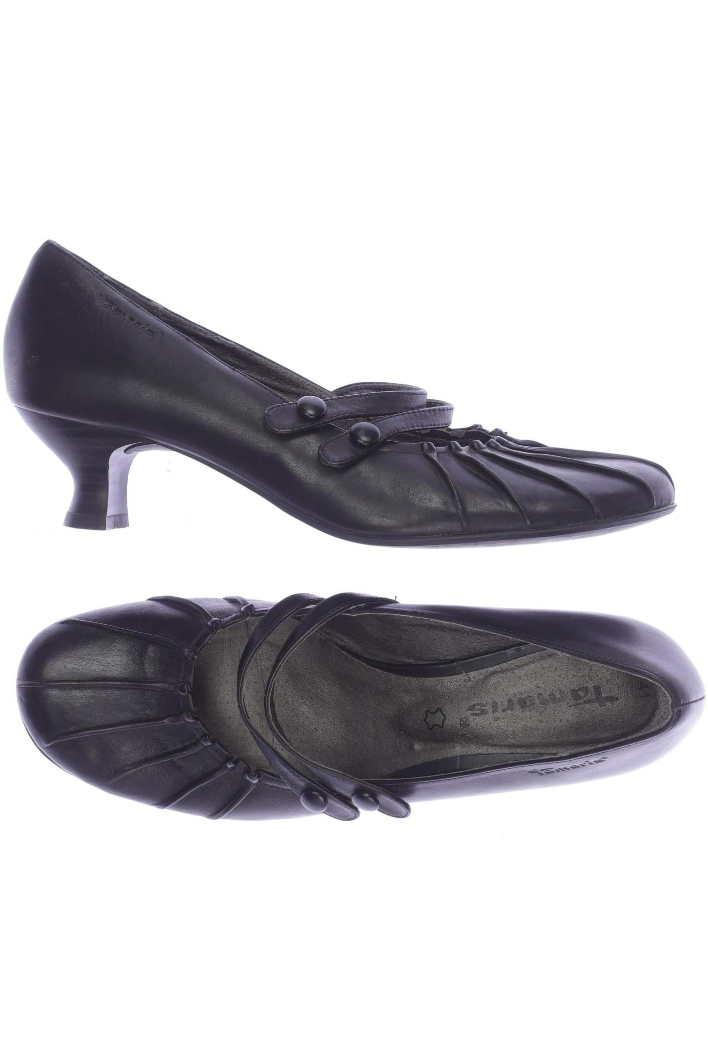 

Tamaris Damen Halbschuh, schwarz, Gr. 41