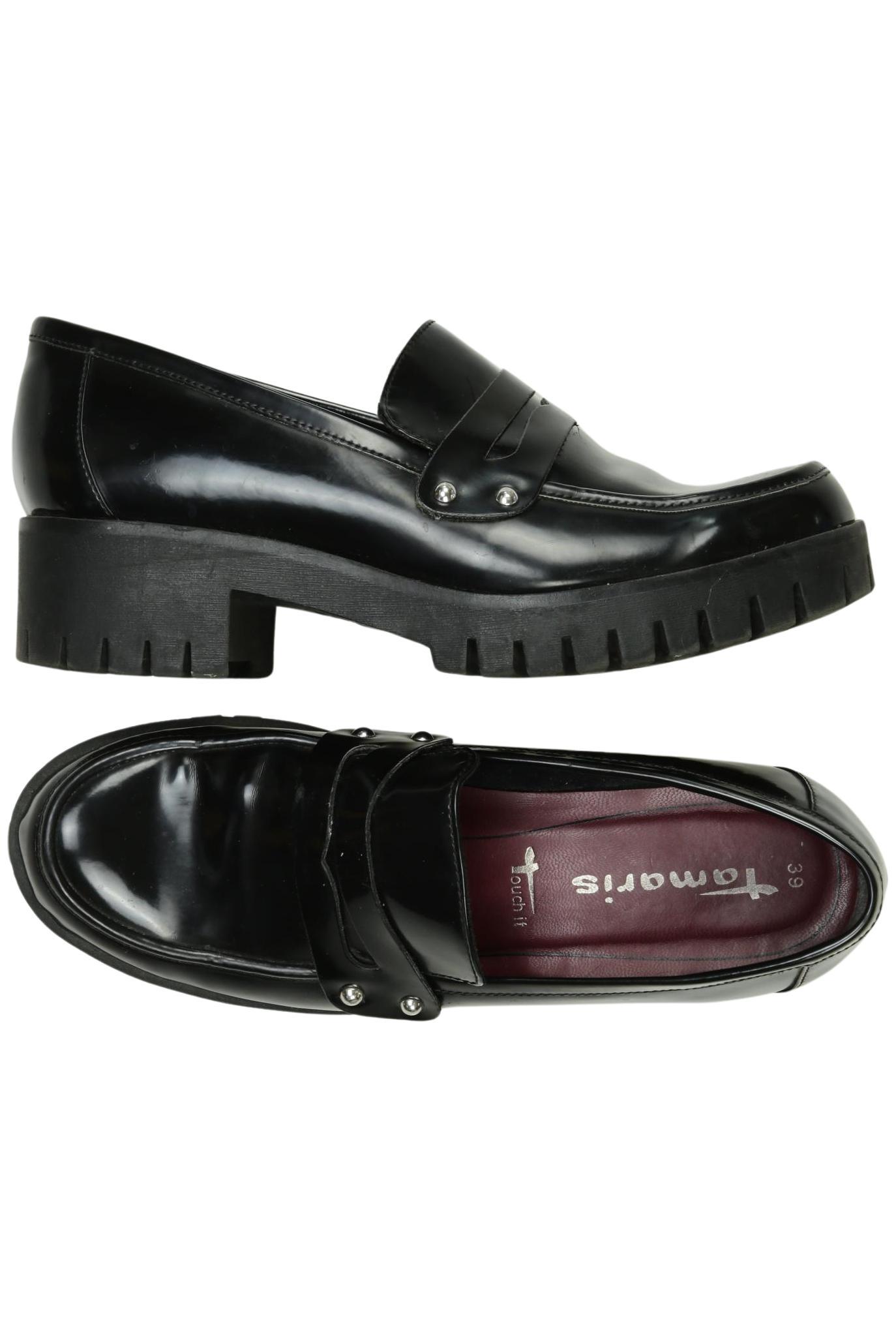 

Tamaris Damen Halbschuh, schwarz, Gr. 39