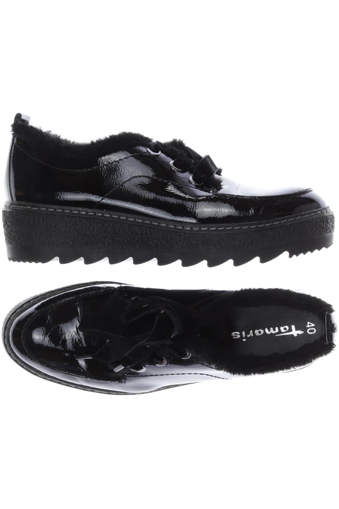 

Tamaris Damen Halbschuh, schwarz, Gr. 40