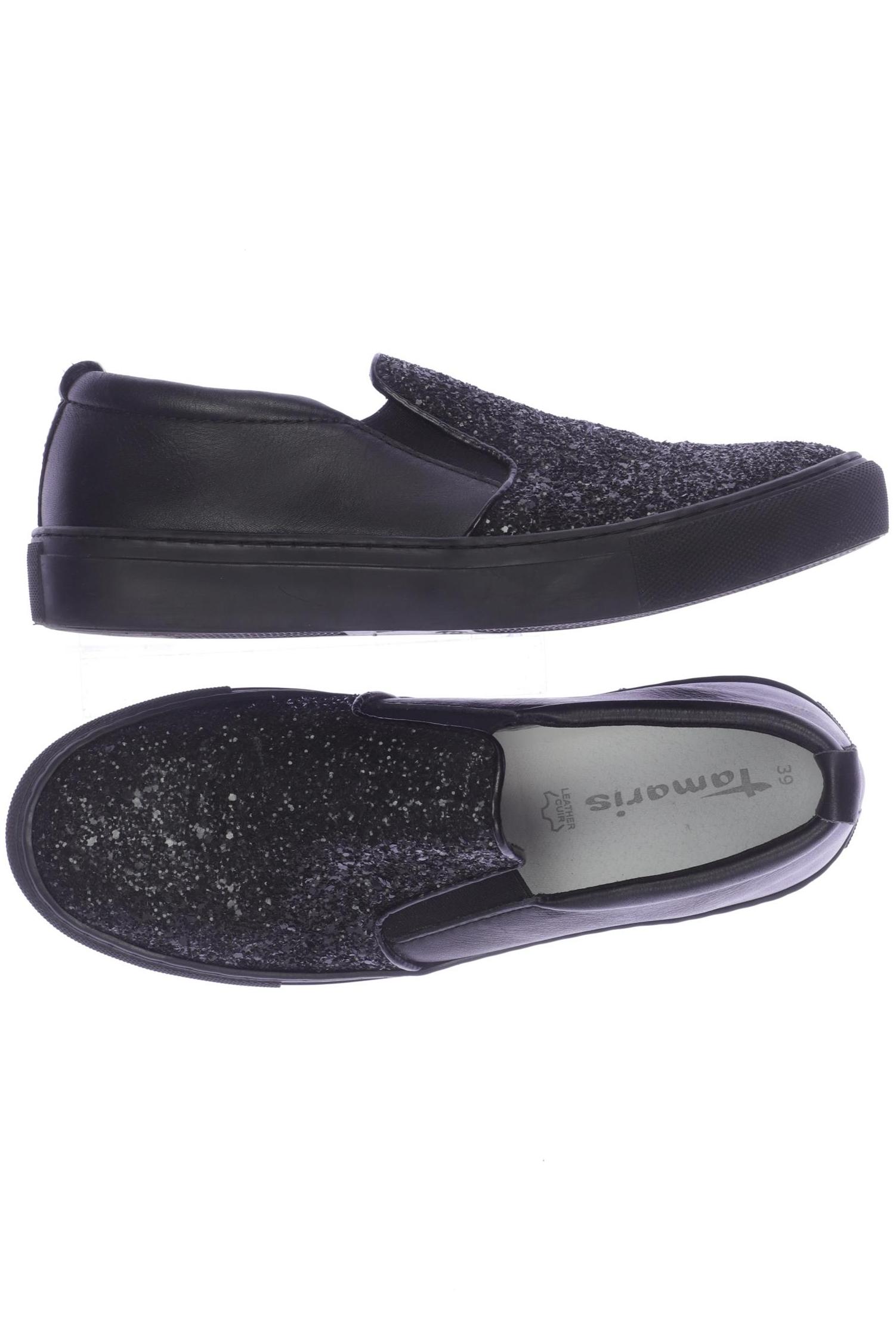 

Tamaris Damen Halbschuh, schwarz, Gr. 39