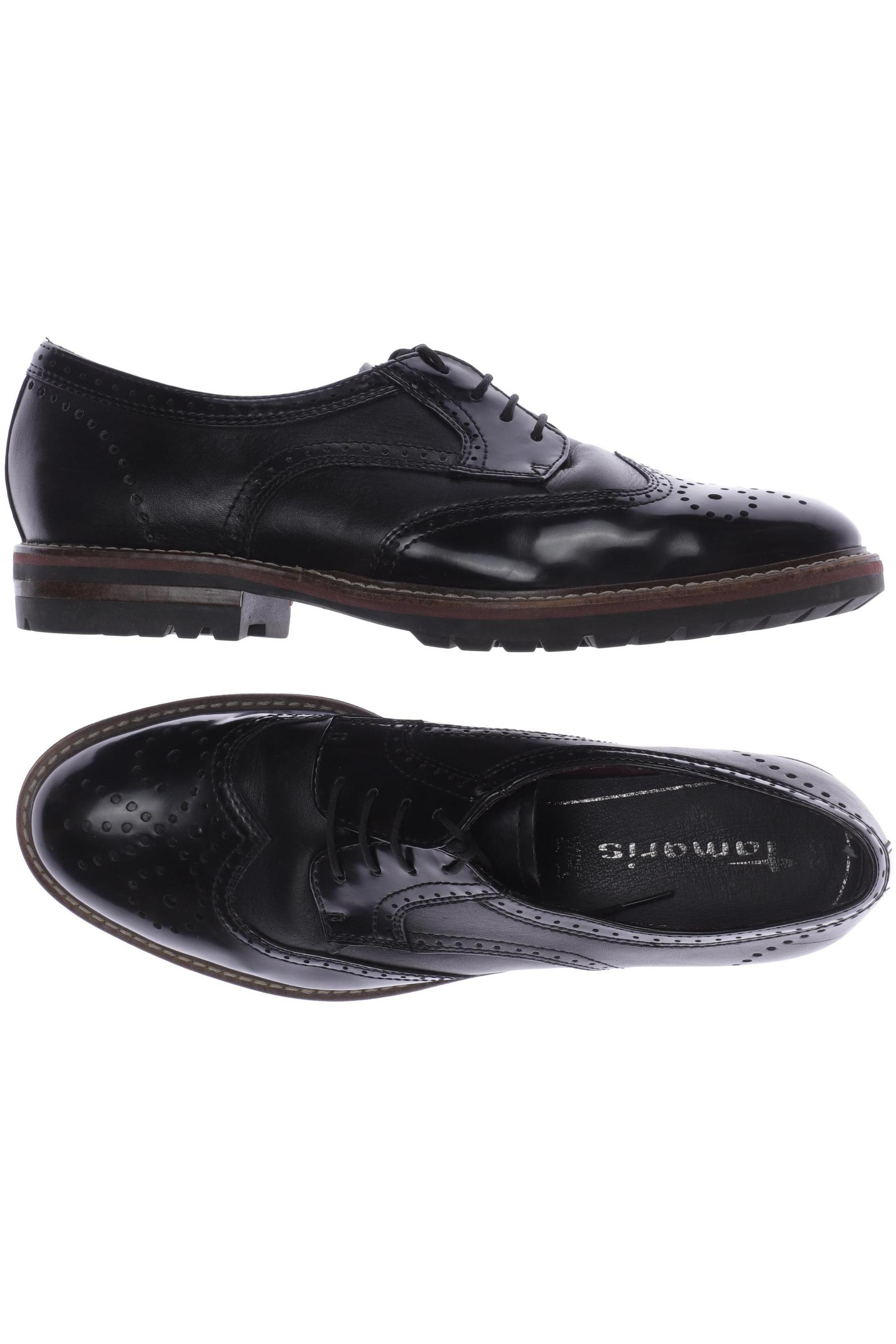 

Tamaris Damen Halbschuh, schwarz, Gr. 39