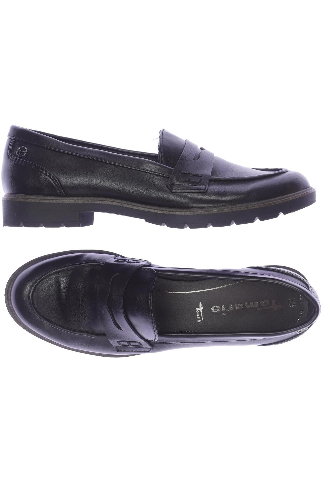 

Tamaris Damen Halbschuh, schwarz, Gr. 38