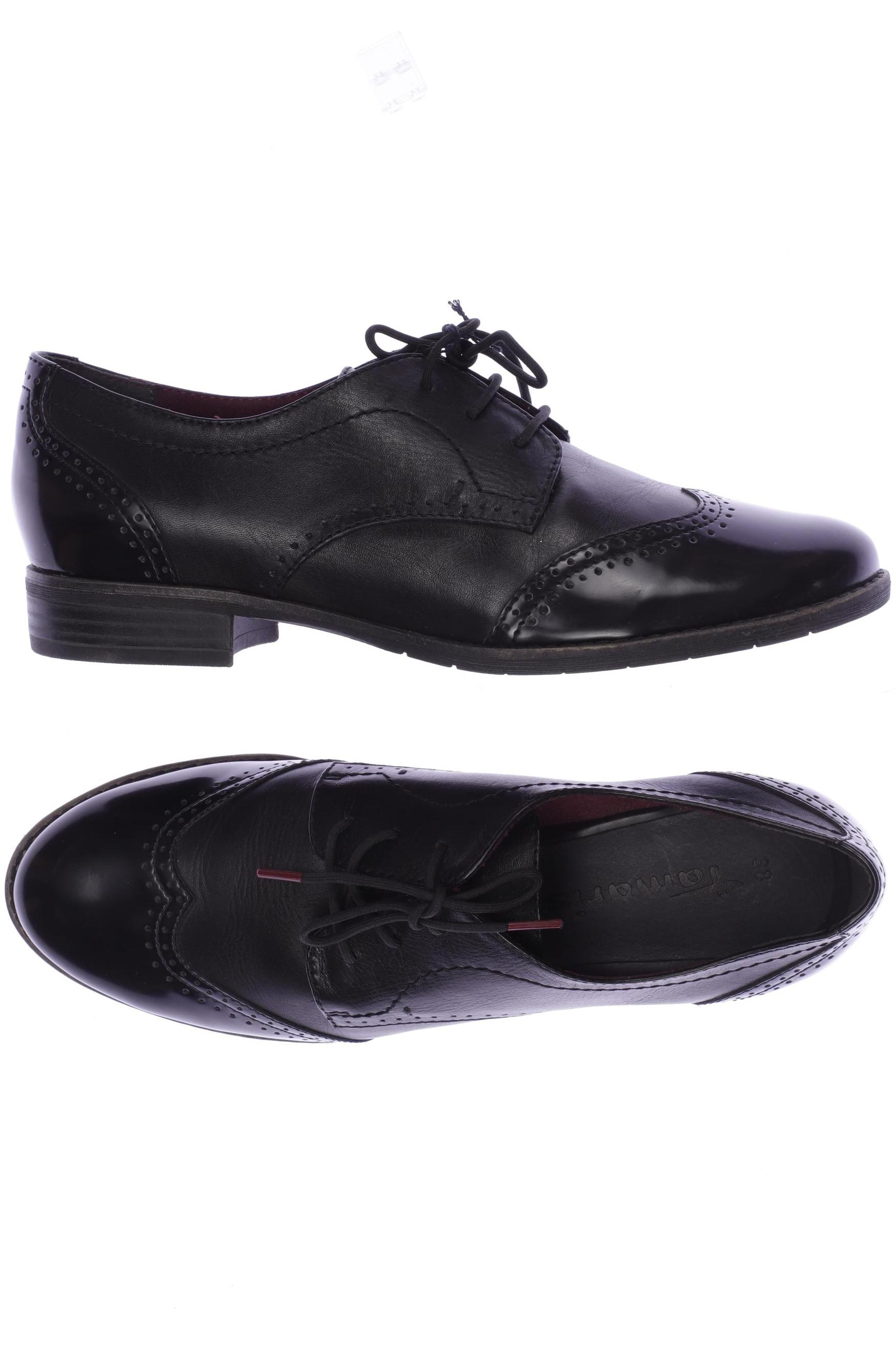 

Tamaris Damen Halbschuh, schwarz, Gr. 38