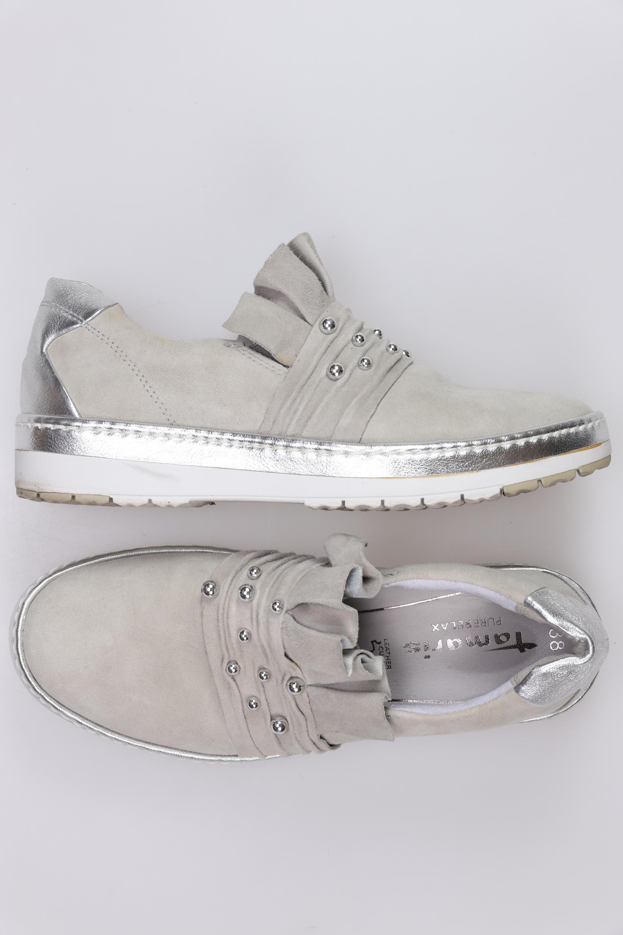 

Tamaris Damen Halbschuh, grau, Gr. 38