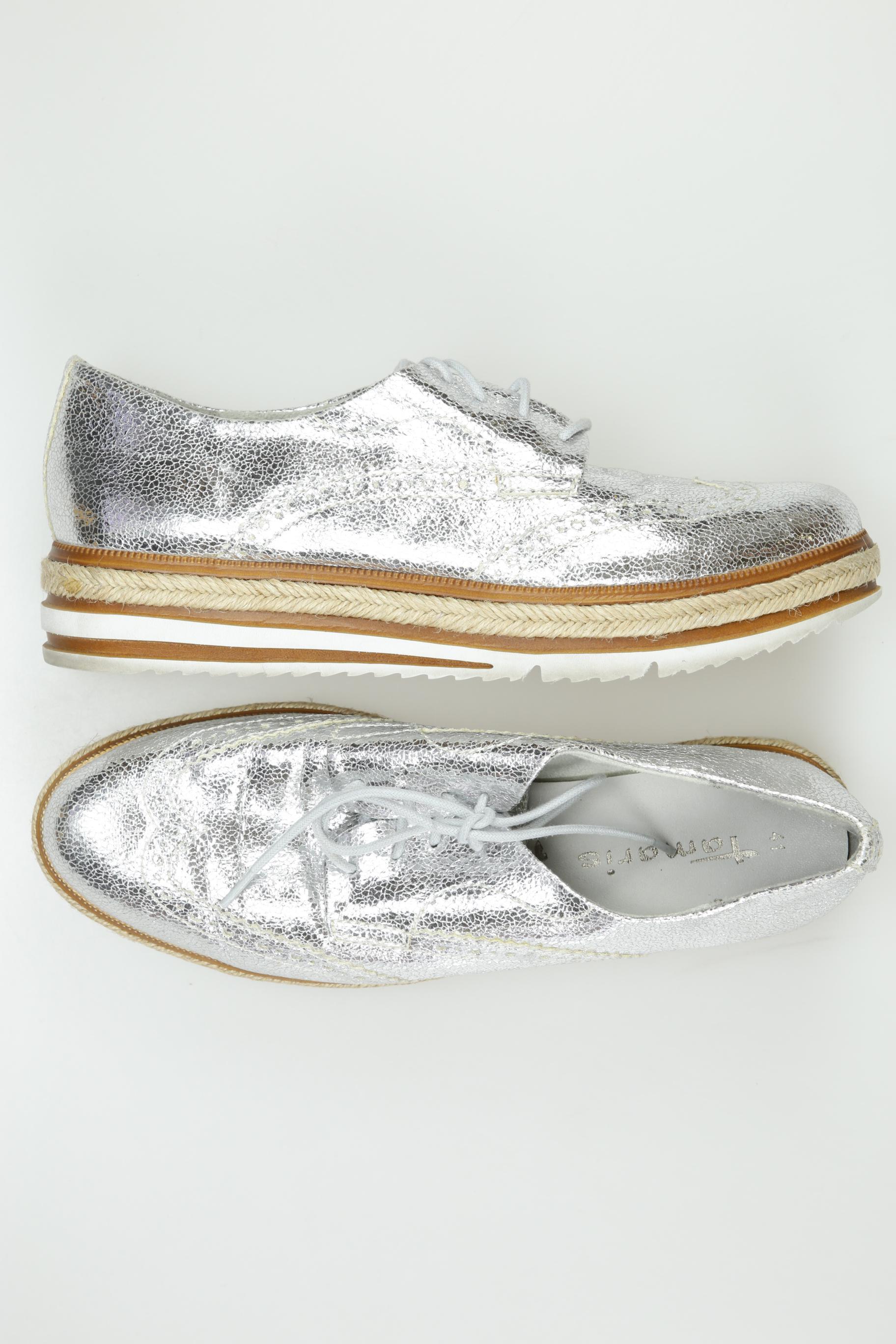 

Tamaris Damen Halbschuh, silber, Gr. 41