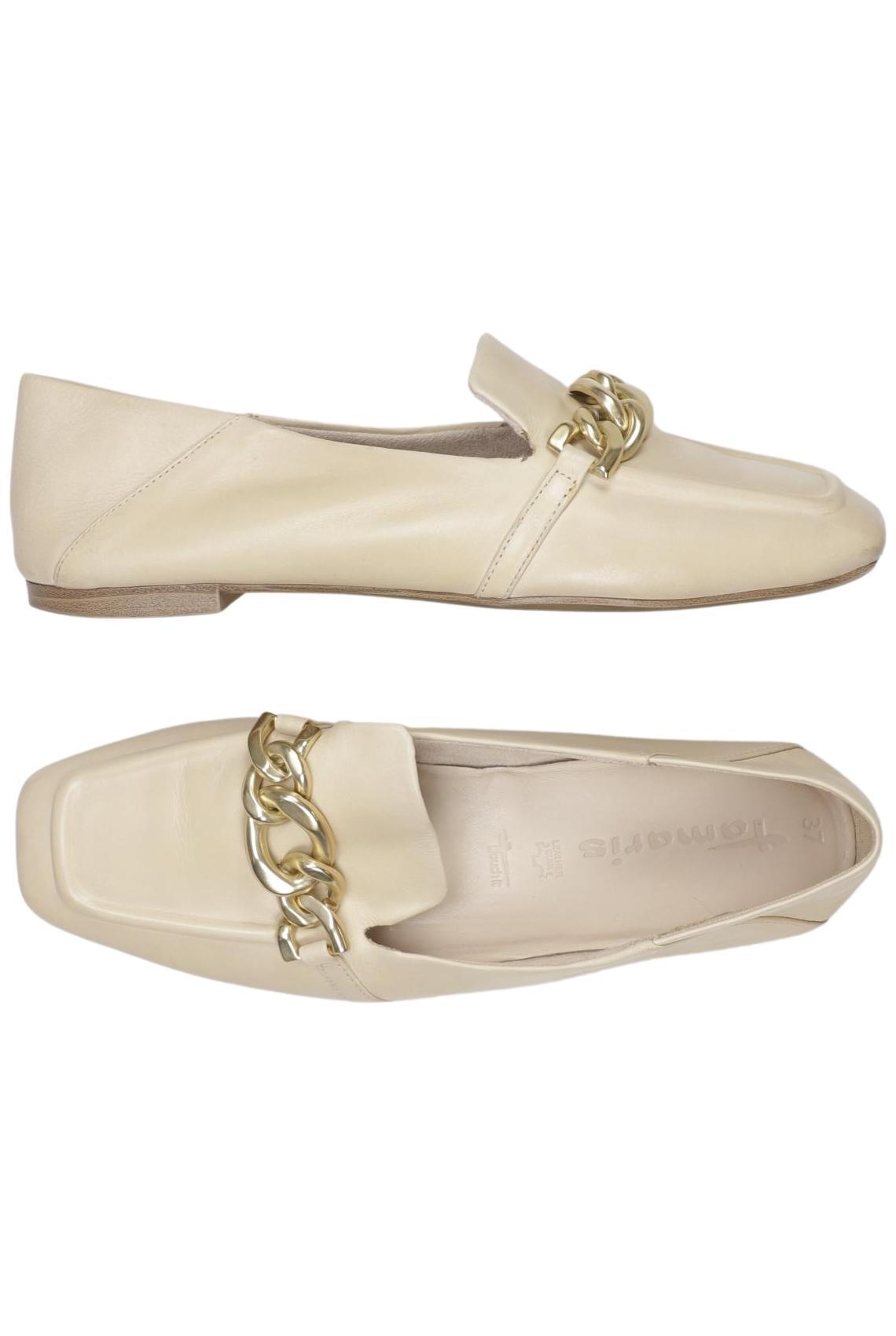 

Tamaris Damen Halbschuh, cremeweiß, Gr. 37