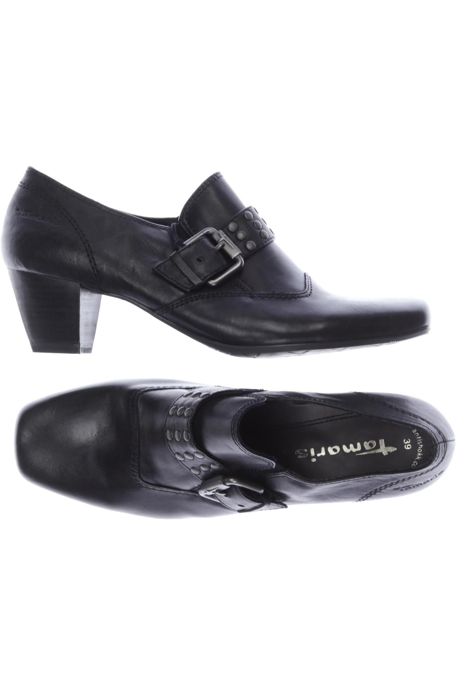 

Tamaris Damen Halbschuh, schwarz, Gr. 39