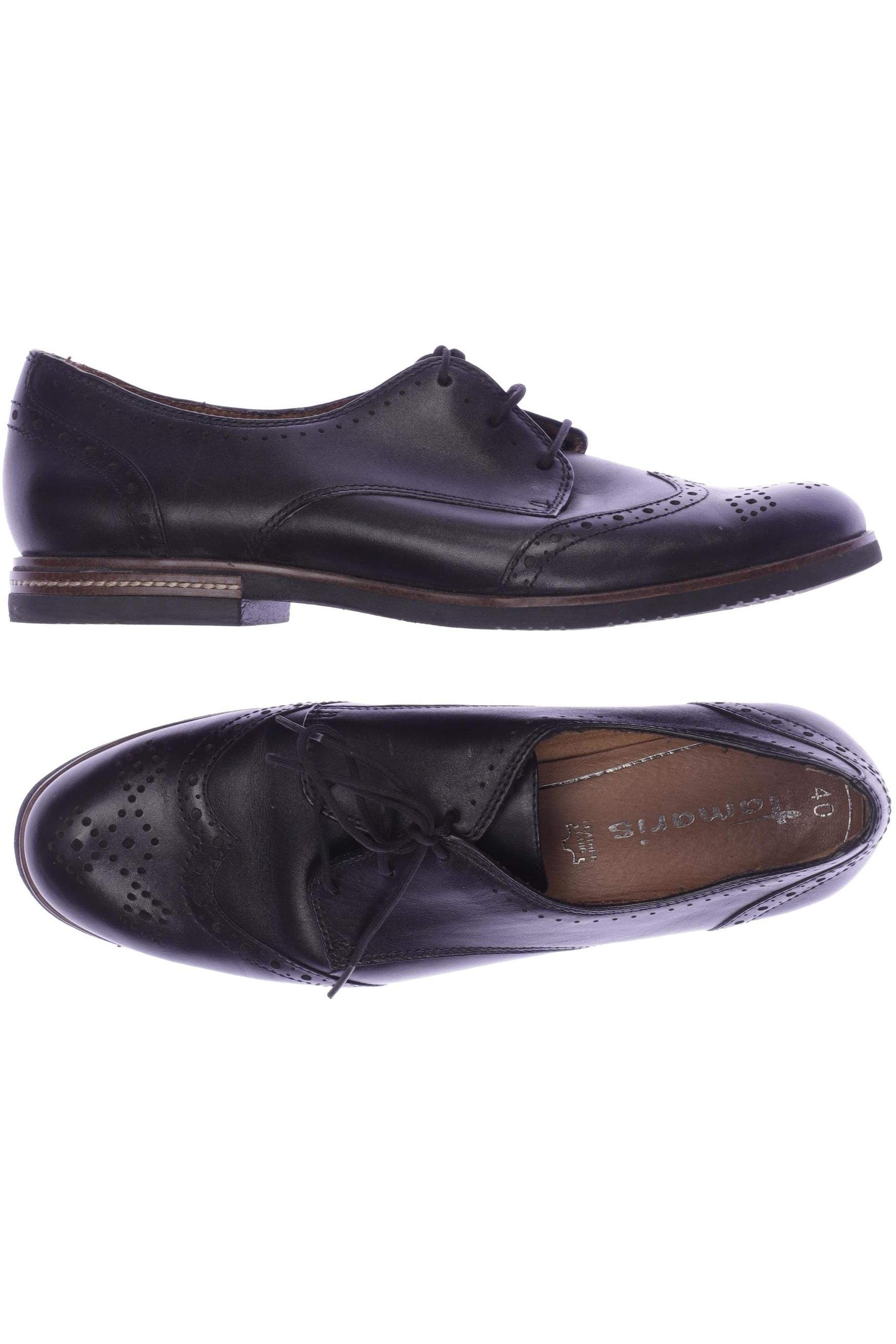

Tamaris Damen Halbschuh, schwarz, Gr. 40