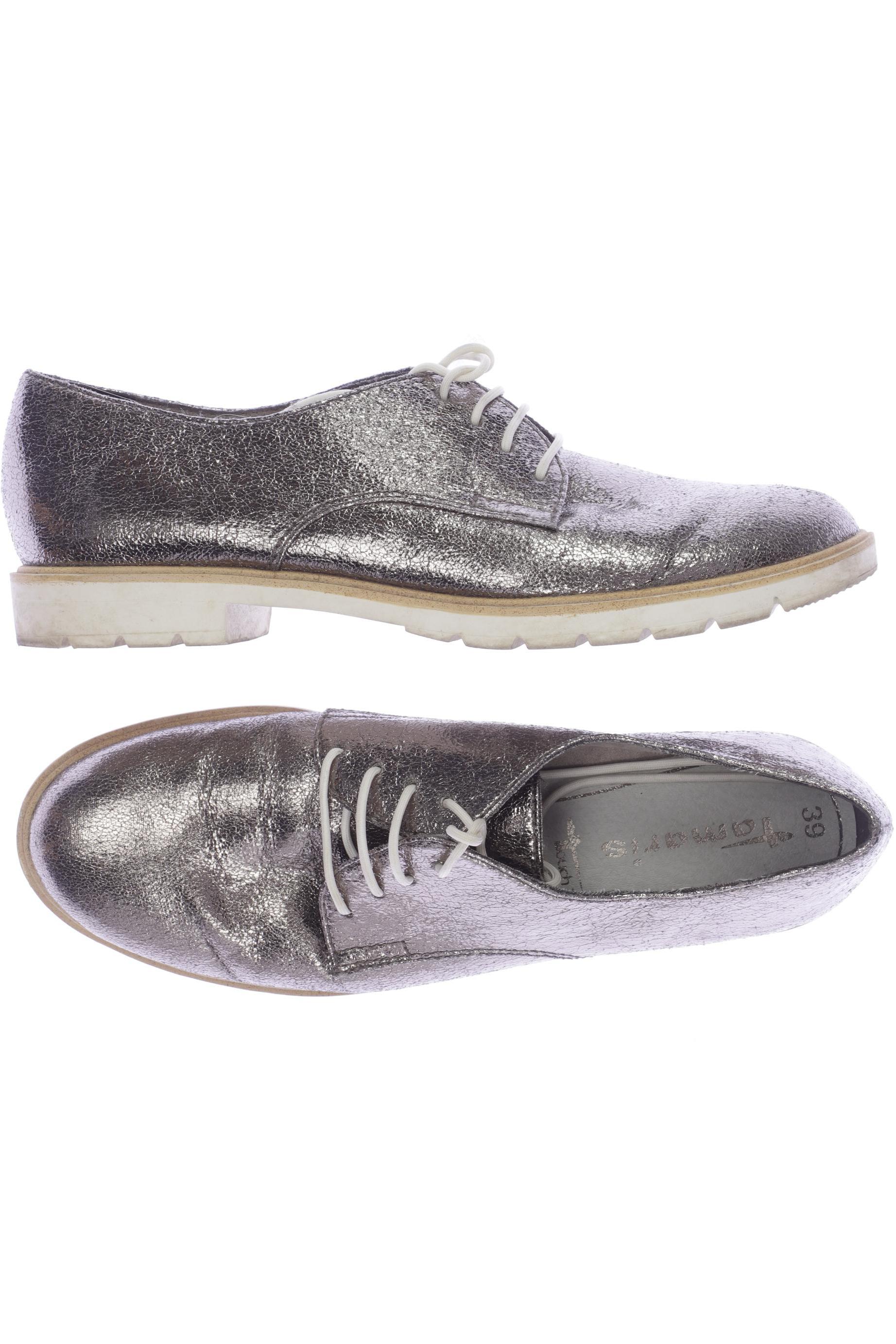 

Tamaris Damen Halbschuh, silber, Gr. 39