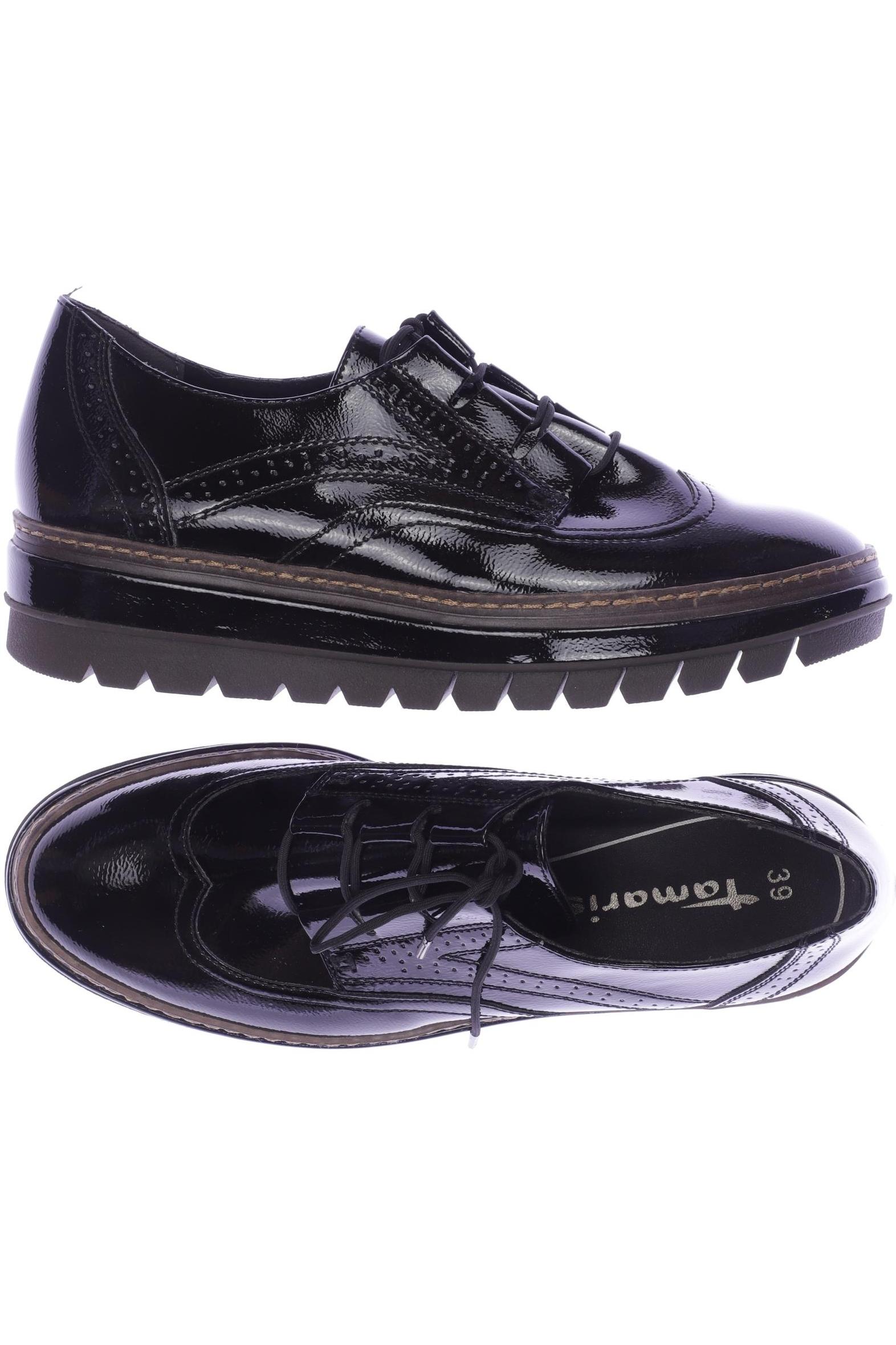 

Tamaris Damen Halbschuh, schwarz, Gr. 39