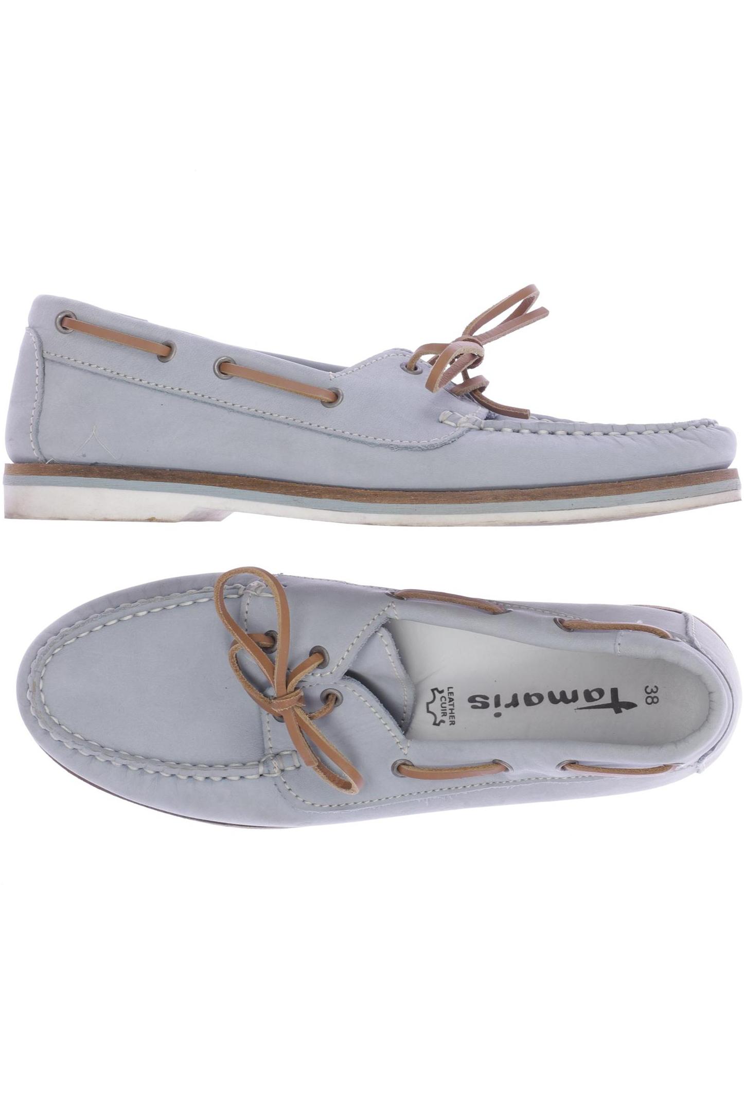 

Tamaris Damen Halbschuh, hellblau, Gr. 38