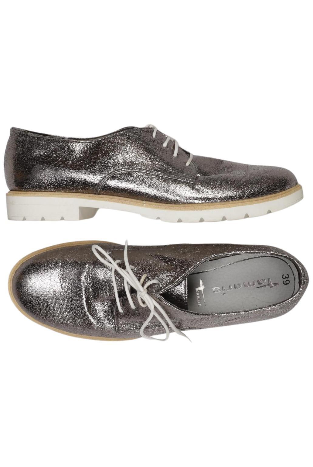 

Tamaris Damen Halbschuh, silber, Gr. 39