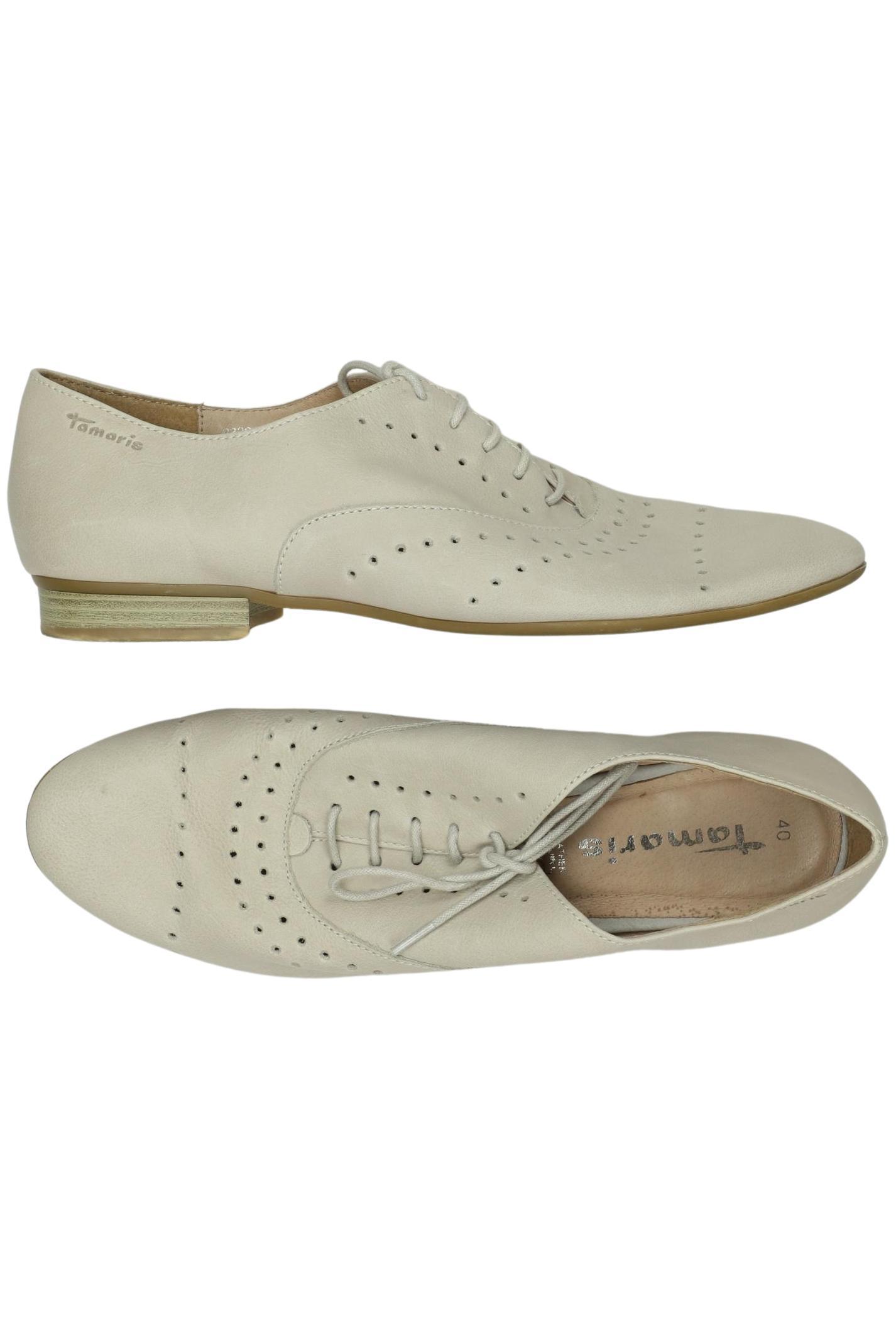 

Tamaris Damen Halbschuh, beige, Gr. 40