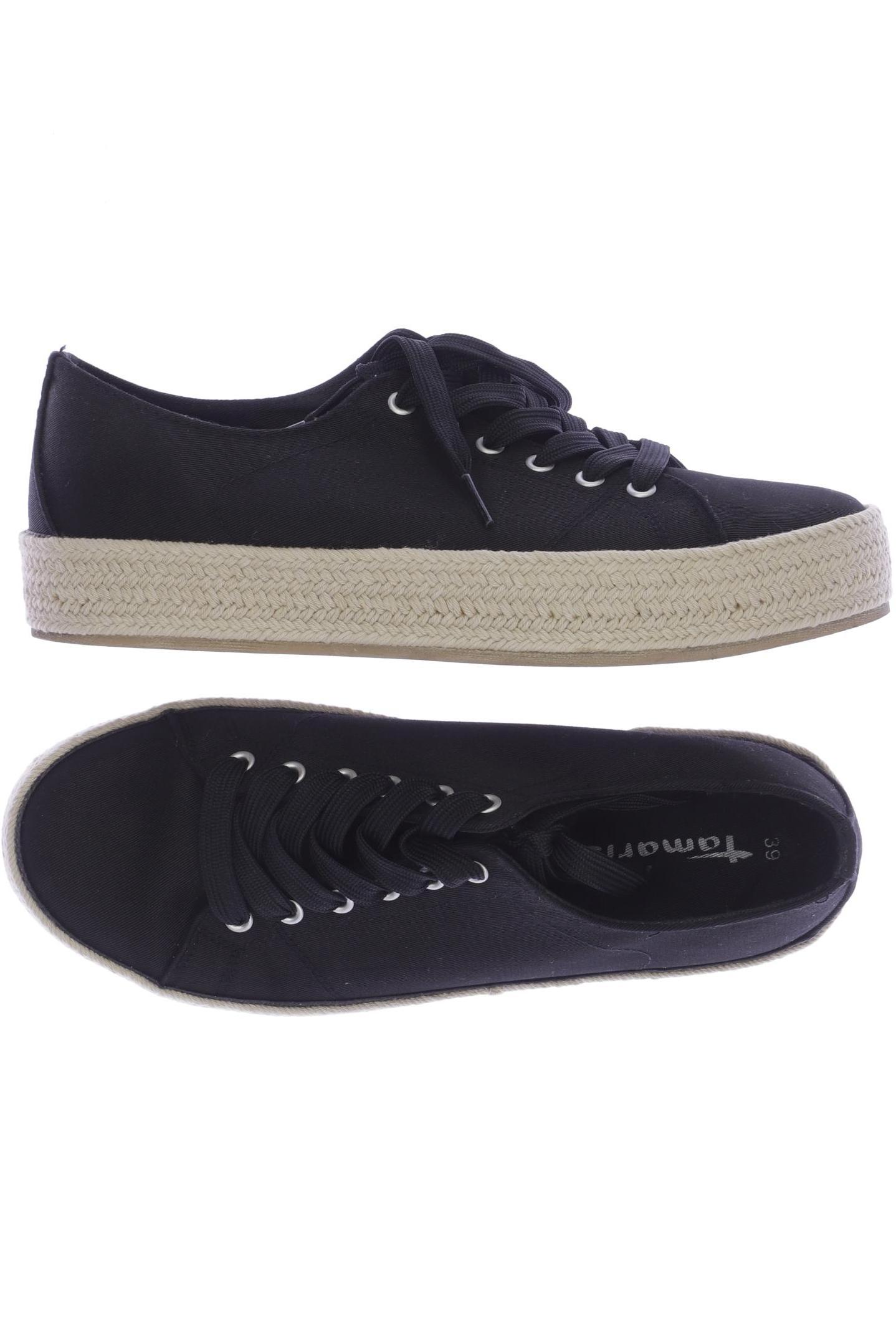 

Tamaris Damen Halbschuh, schwarz, Gr. 39
