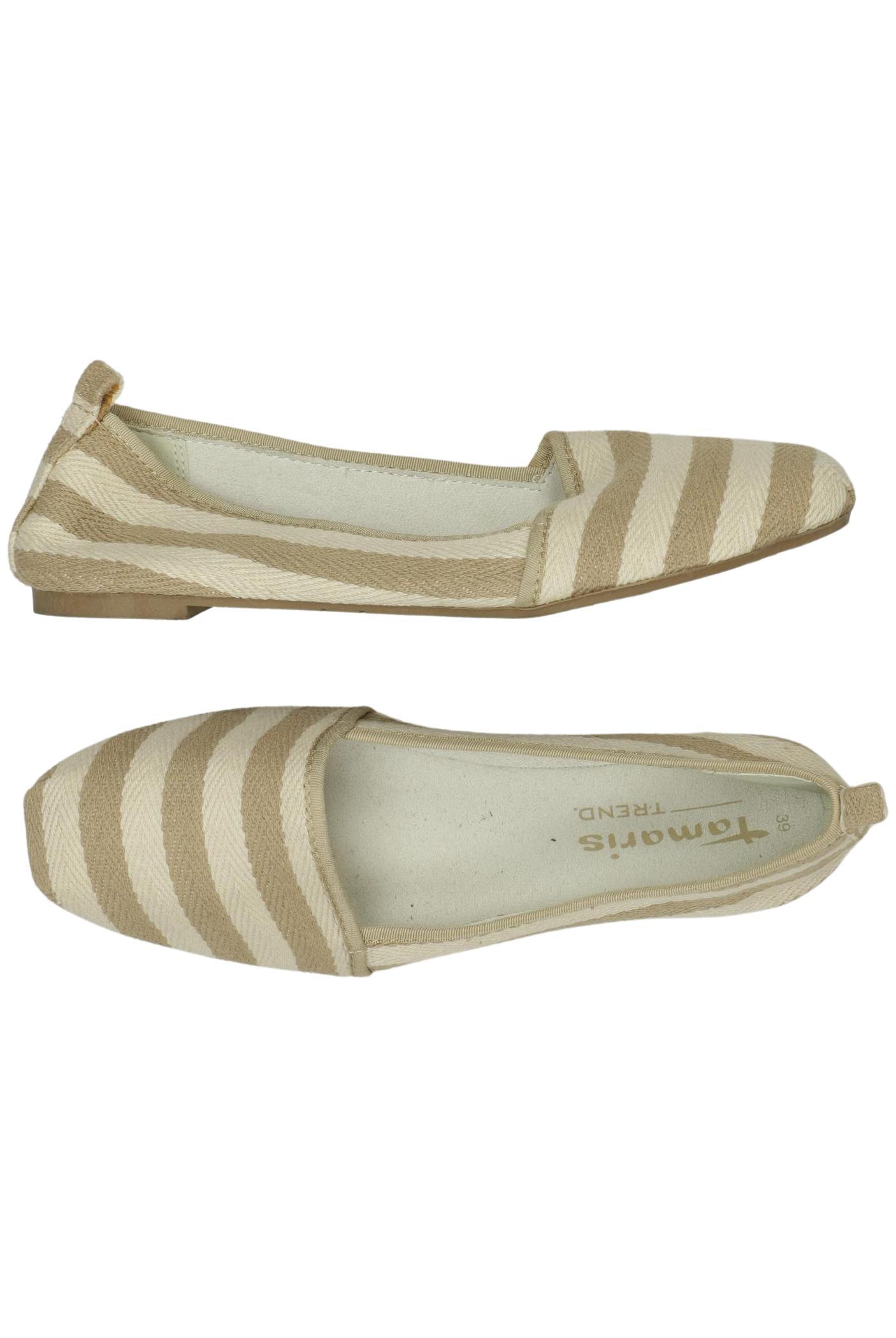 

Tamaris Damen Halbschuh, beige, Gr. 39