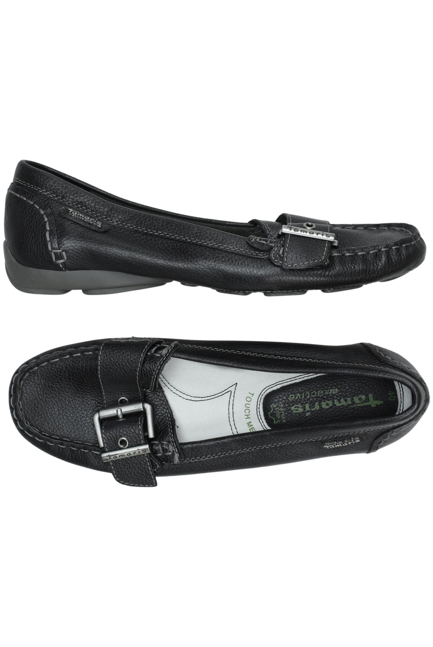 

Tamaris Damen Halbschuh, schwarz, Gr. 40