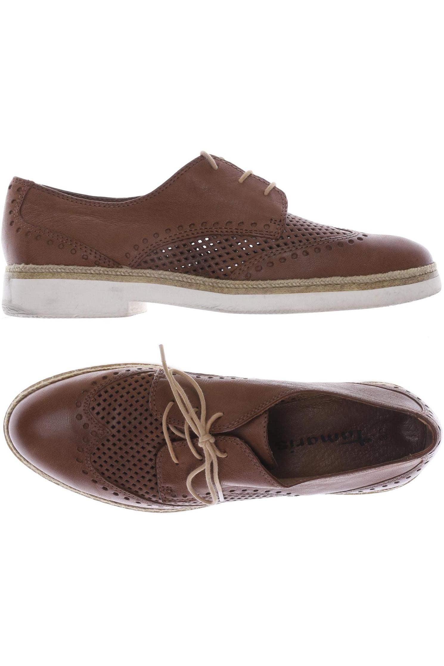 

Tamaris Damen Halbschuh, braun, Gr. 38