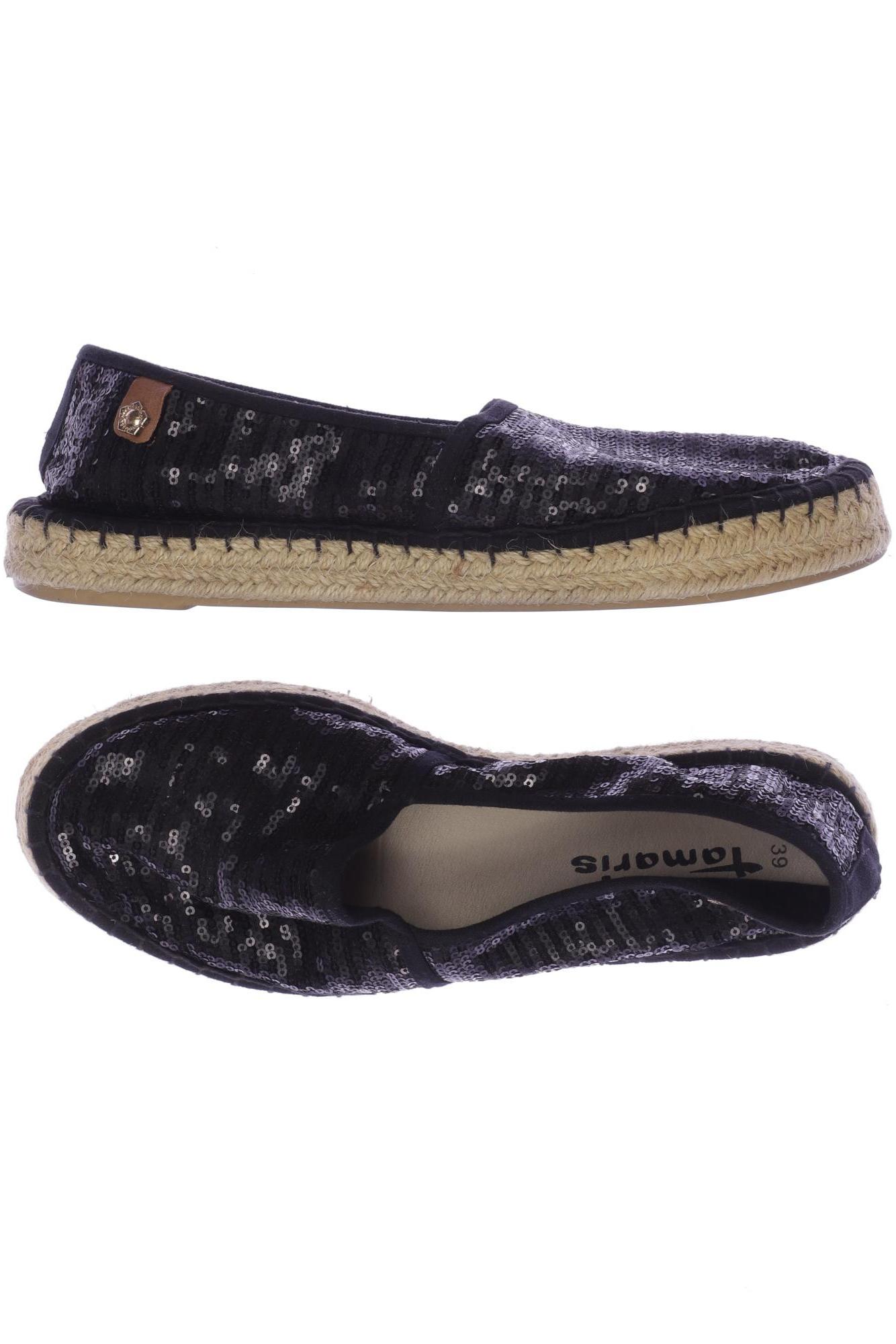 

Tamaris Damen Halbschuh, schwarz, Gr. 39