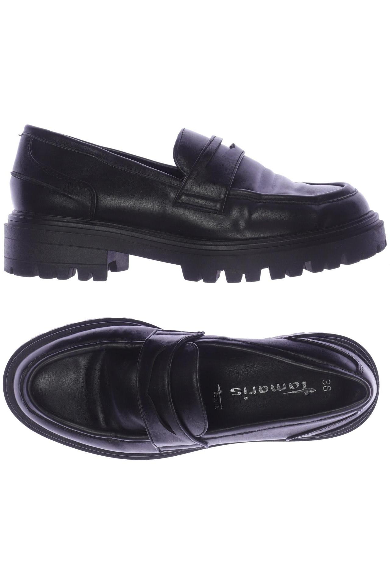 

Tamaris Damen Halbschuh, schwarz, Gr. 38