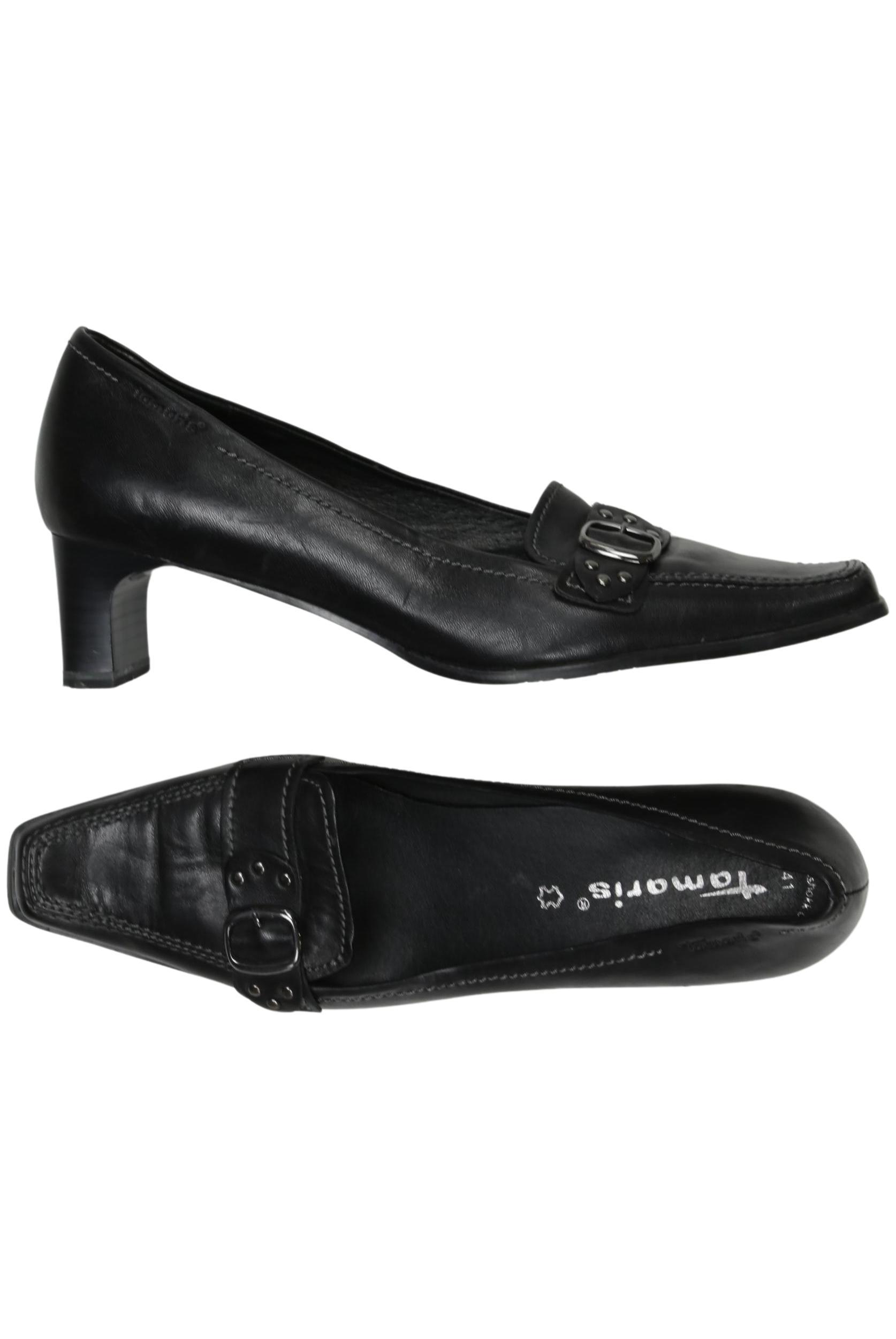 

Tamaris Damen Halbschuh, schwarz, Gr. 41