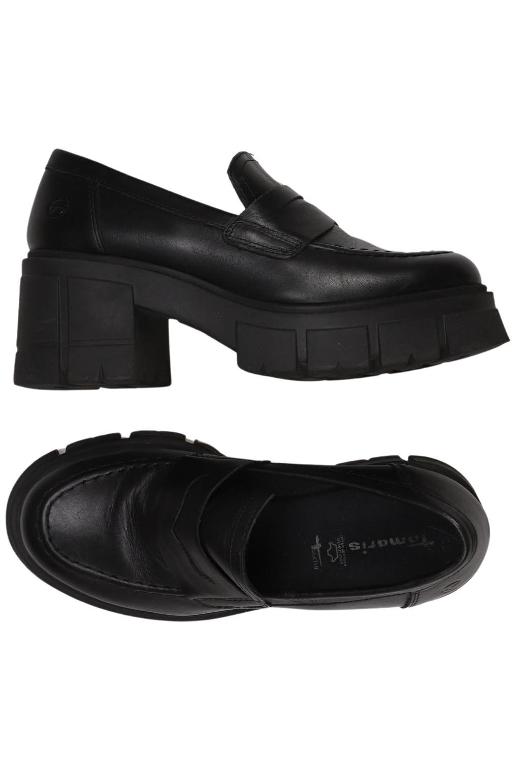 

Tamaris Damen Halbschuh, schwarz, Gr. 38